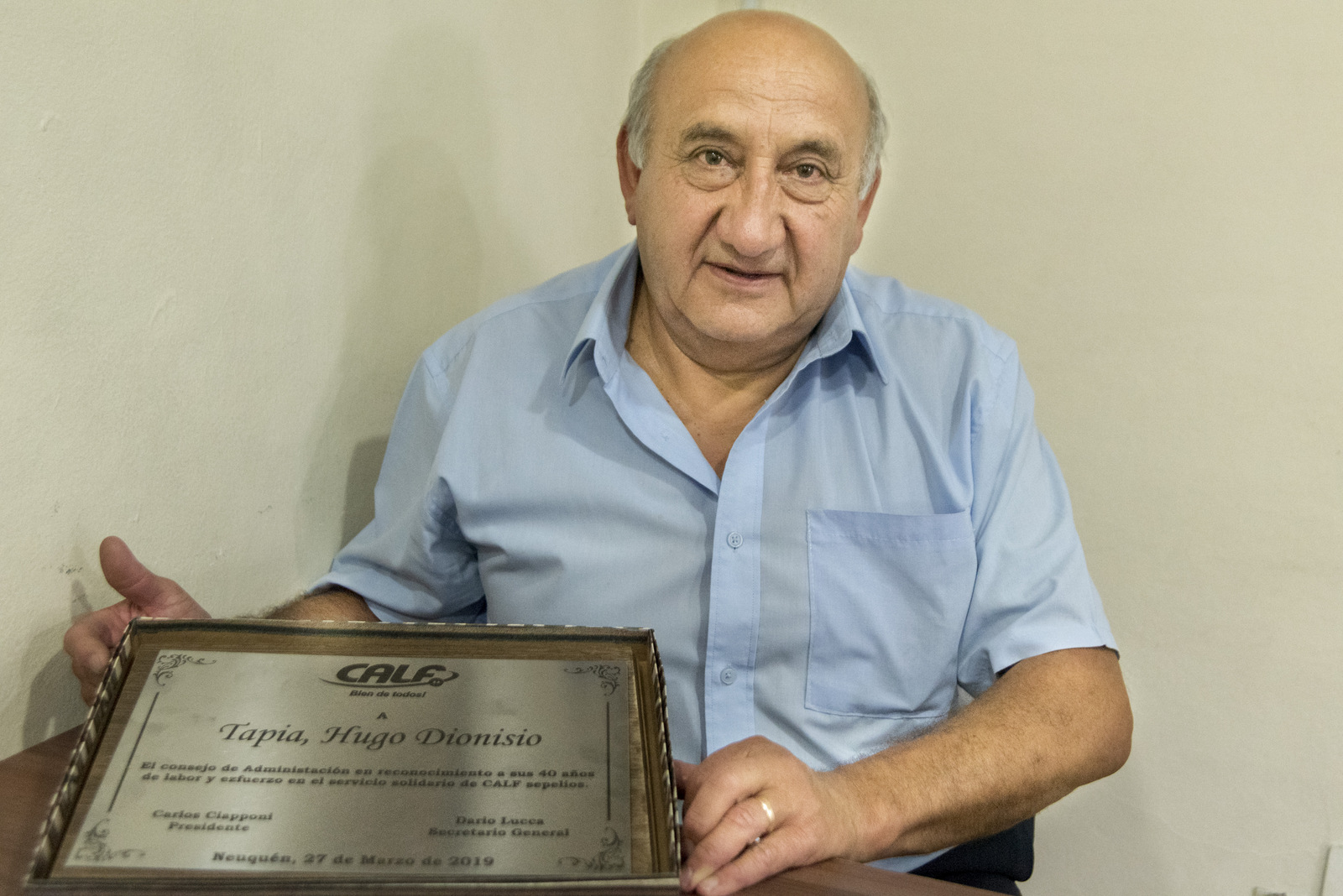 Lee más sobre el artículo DISTINCIÓN POR 40 AÑOS TRABAJANDO EN CALF