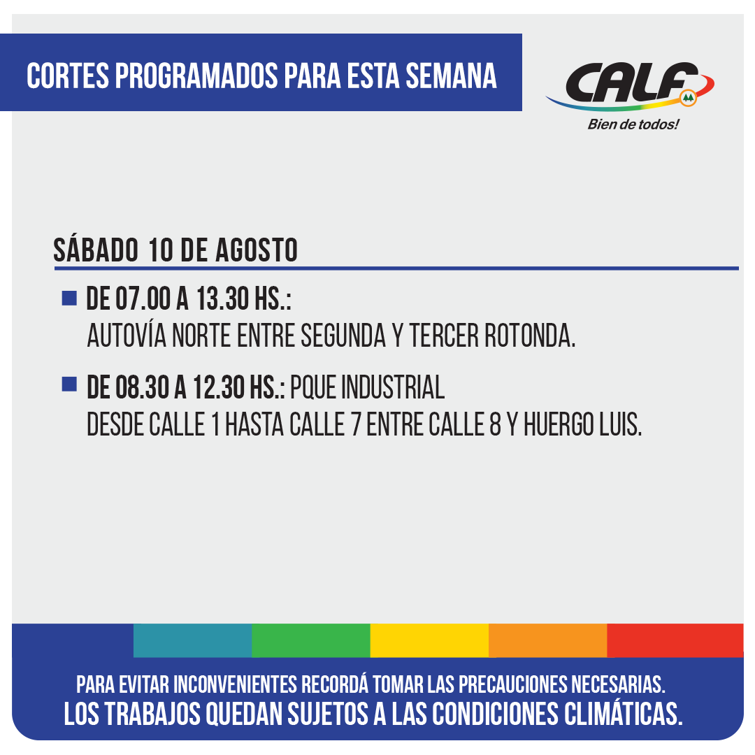 Lee más sobre el artículo SÁBADO 10/8
