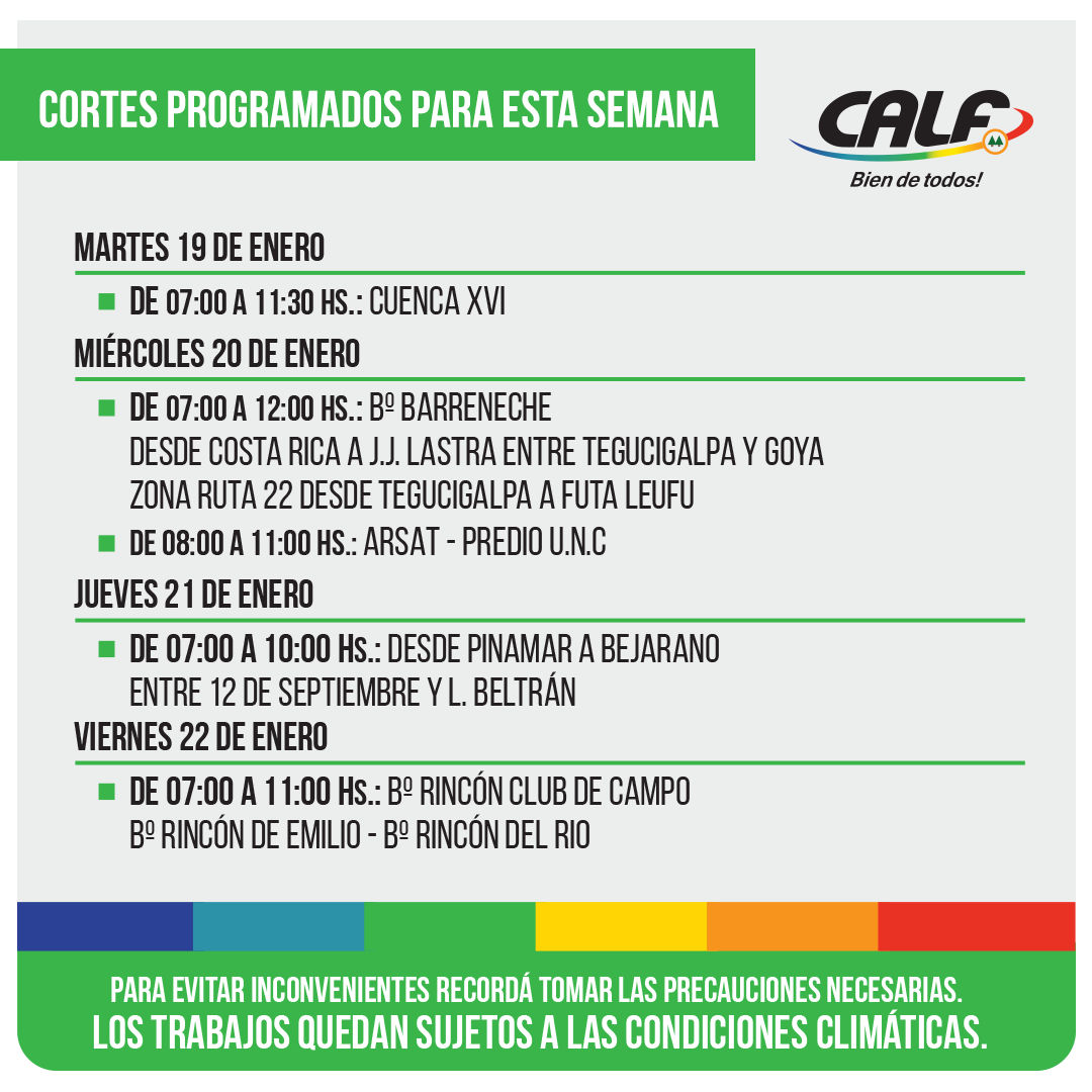 Lee más sobre el artículo Tareas a realizar esta semana
