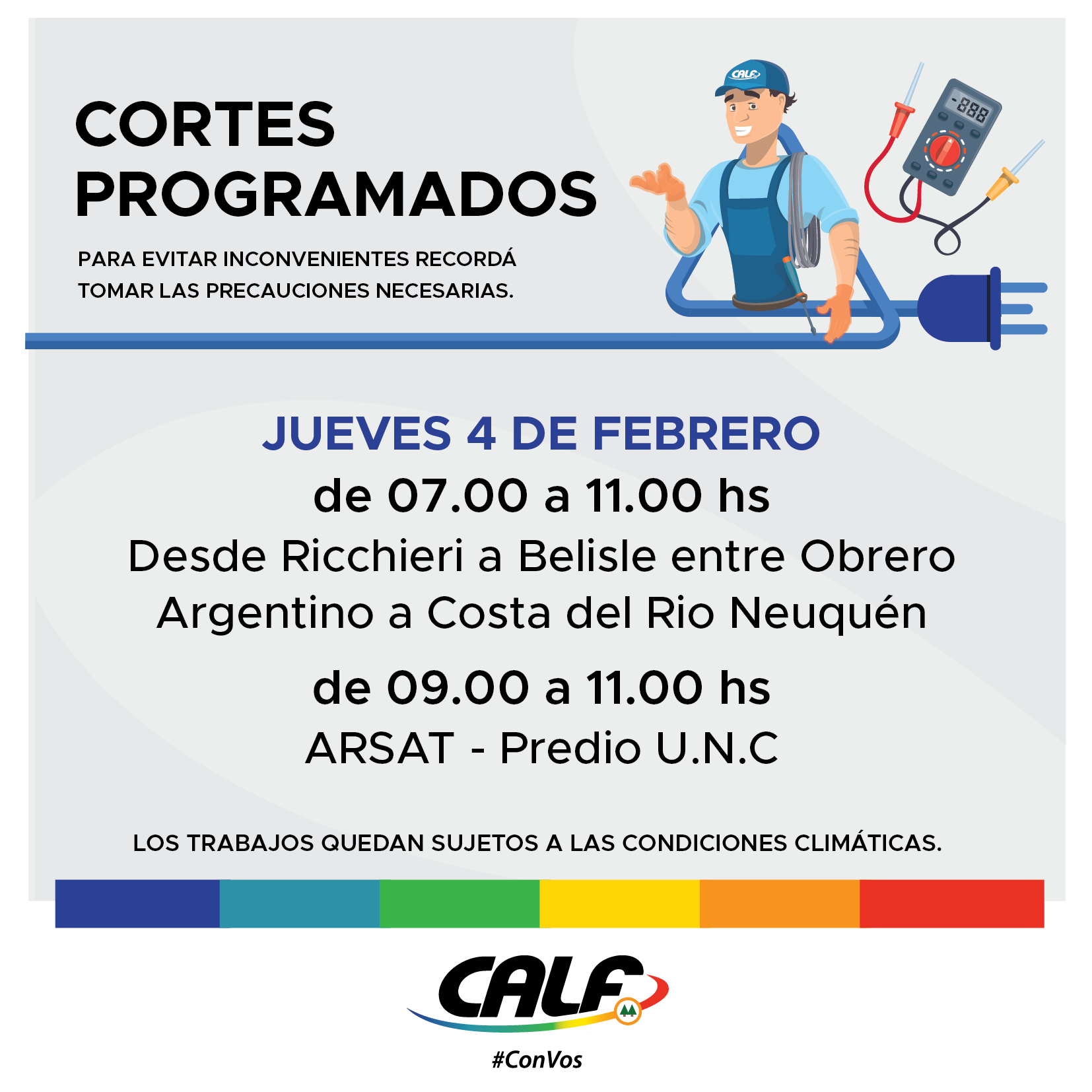 Lee más sobre el artículo Tareas a realizar este jueves 4 de febrero