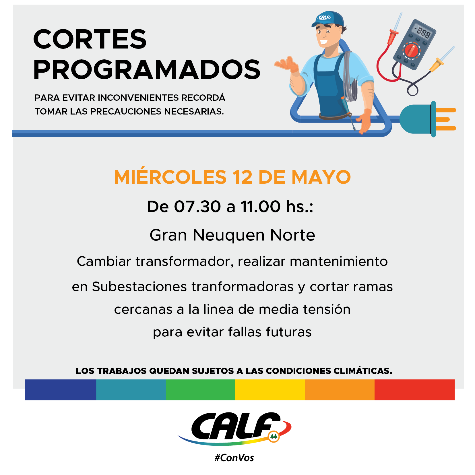 Lee más sobre el artículo Tareas de Mantenimiento se trasladan a Gran Neuquén Norte