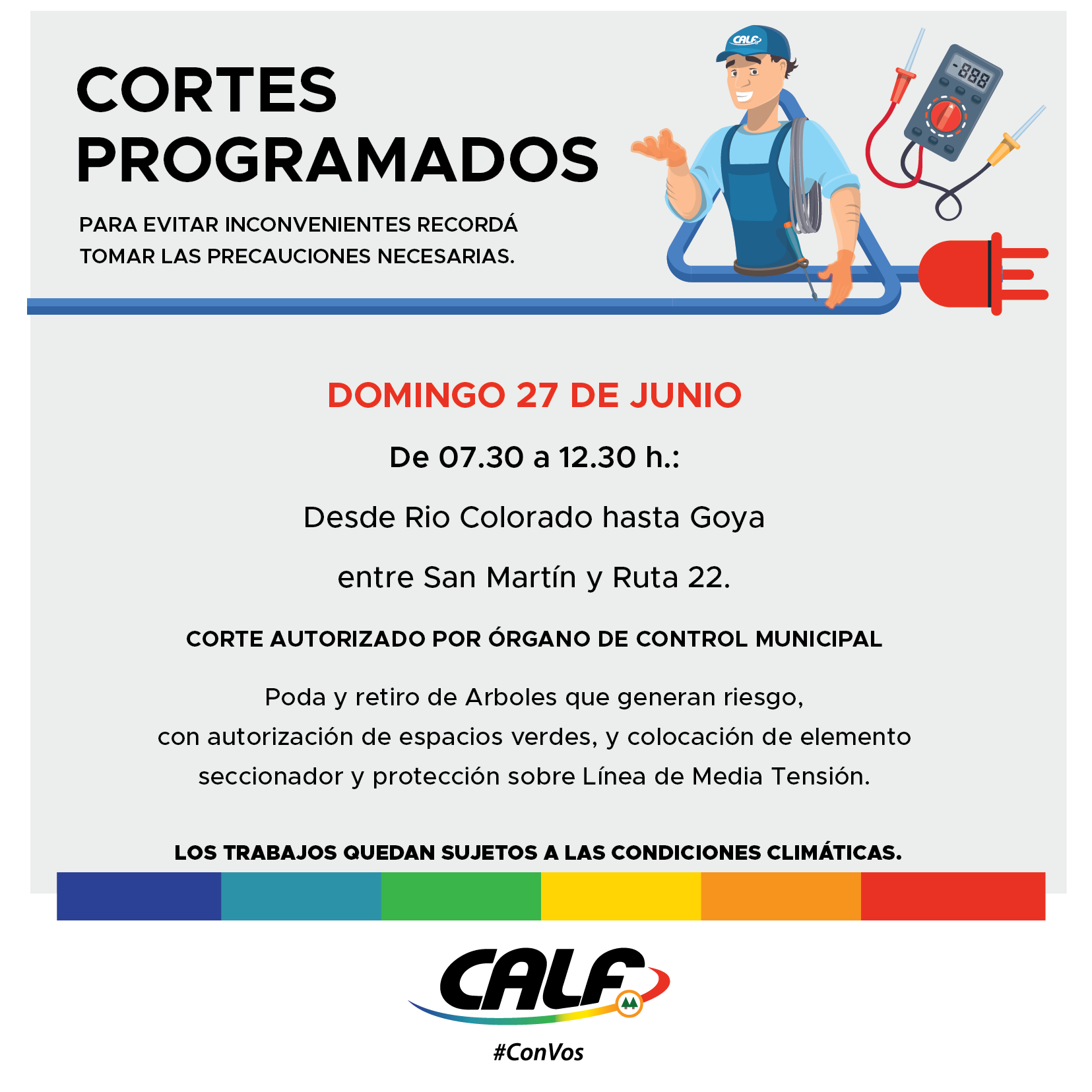 En este momento estás viendo El domingo 27 de junio habrá trabajos en Valentina Norte urbana