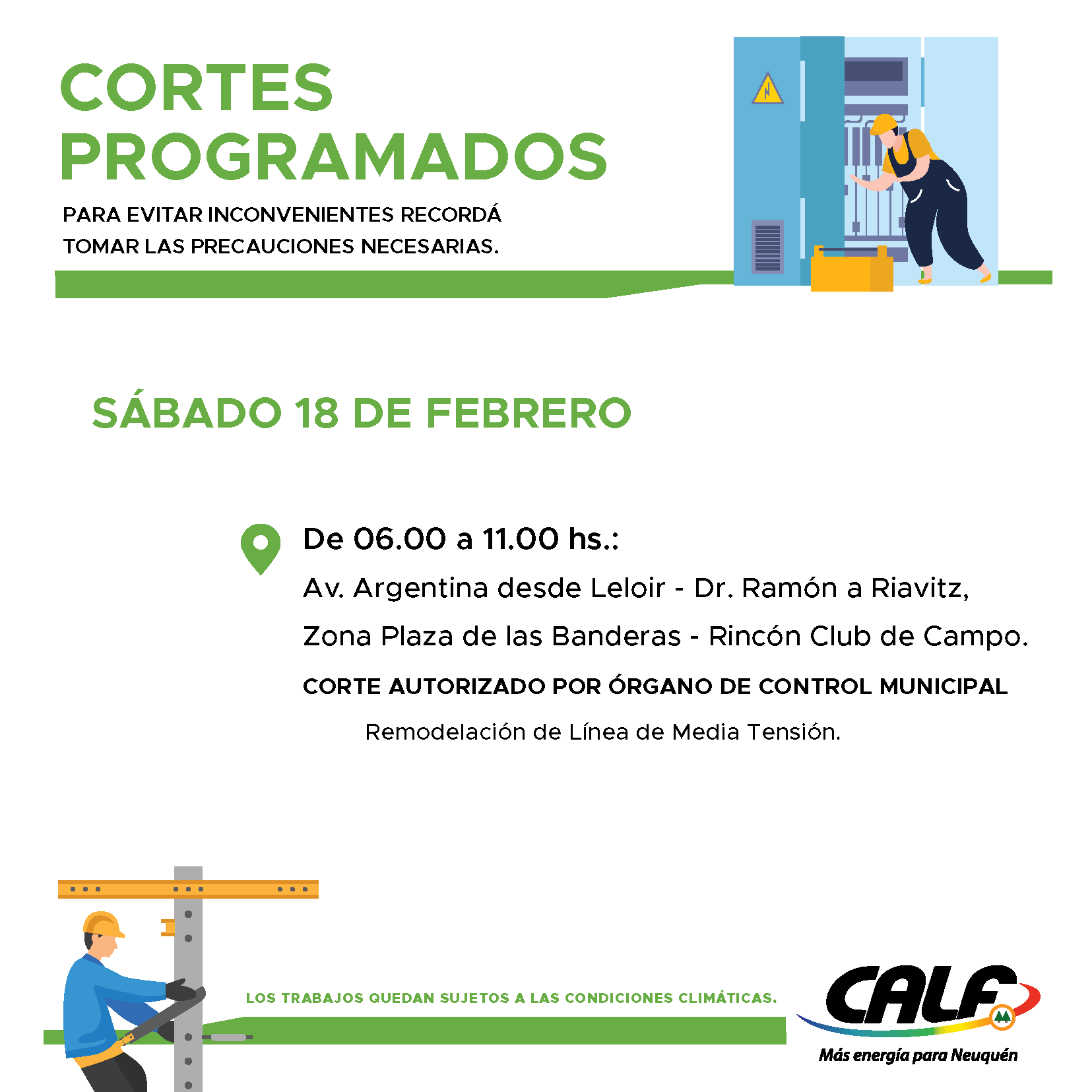 En este momento estás viendo Tareas a realizar este sábado