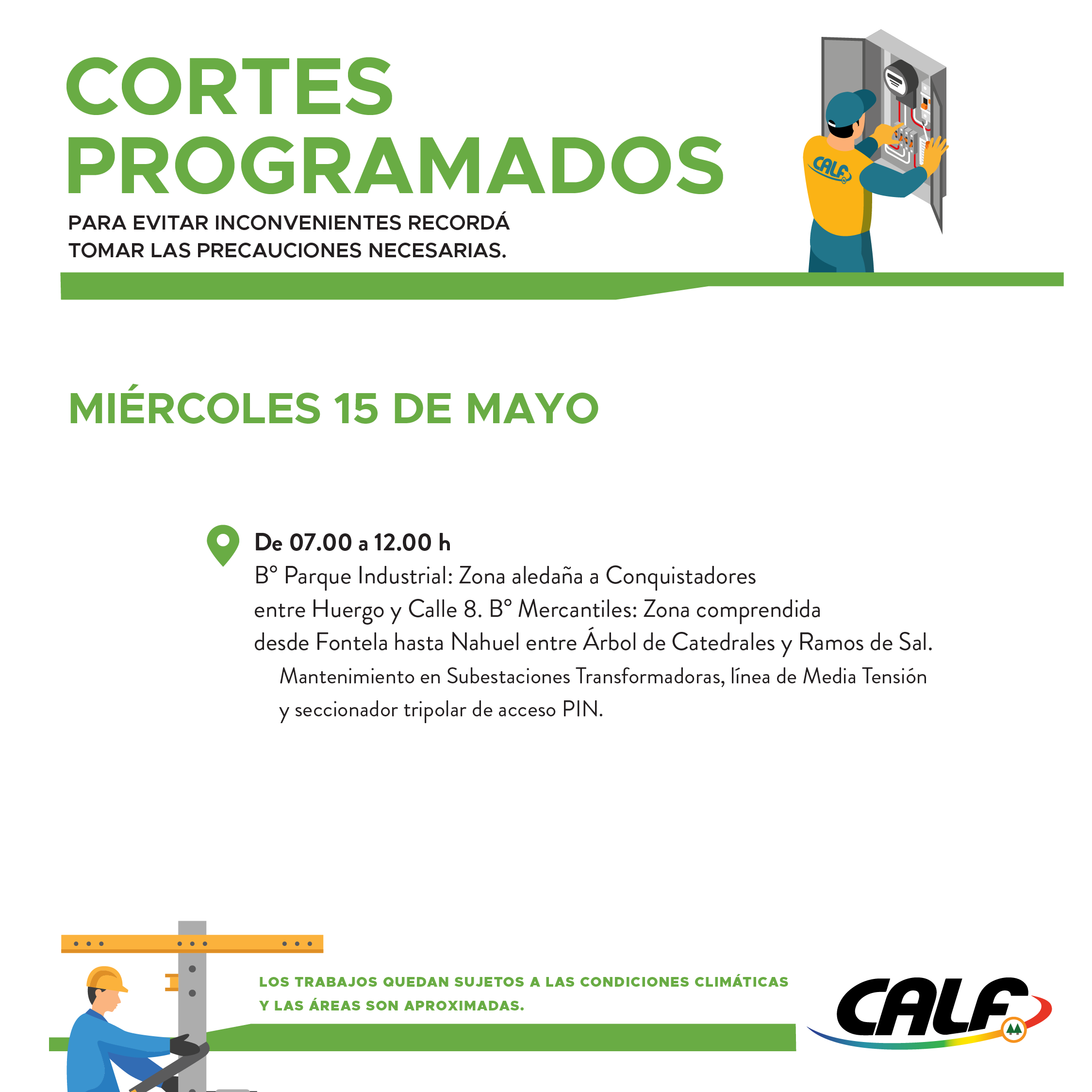 Lee más sobre el artículo Tareas a realizar este miércoles