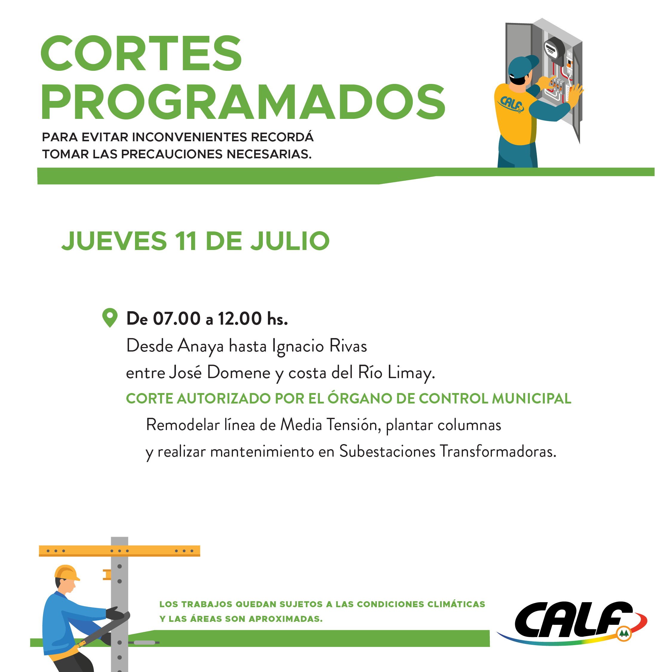 Lee más sobre el artículo Tareas a realizar este jueves