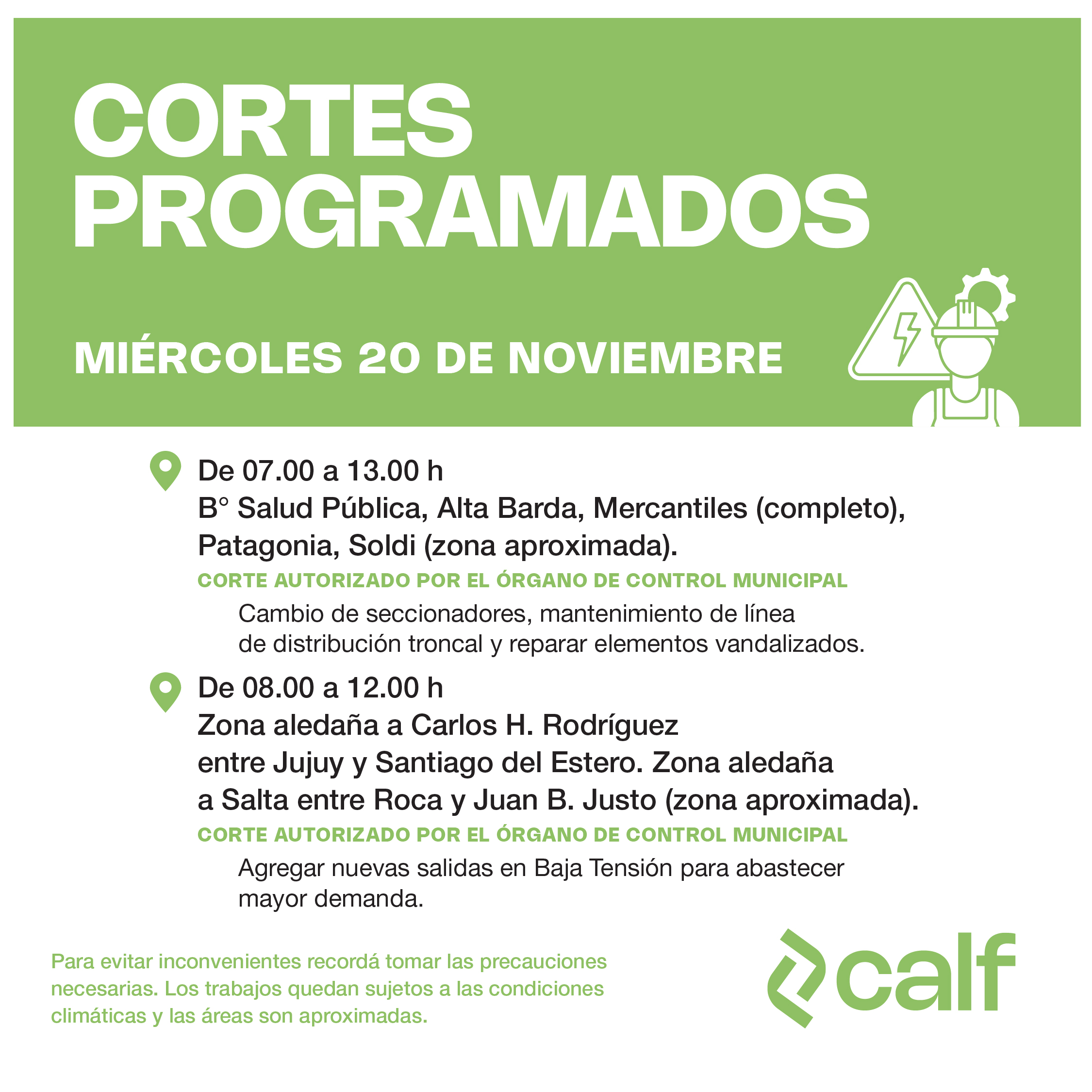 En este momento estás viendo Tareas a realizar este miércoles