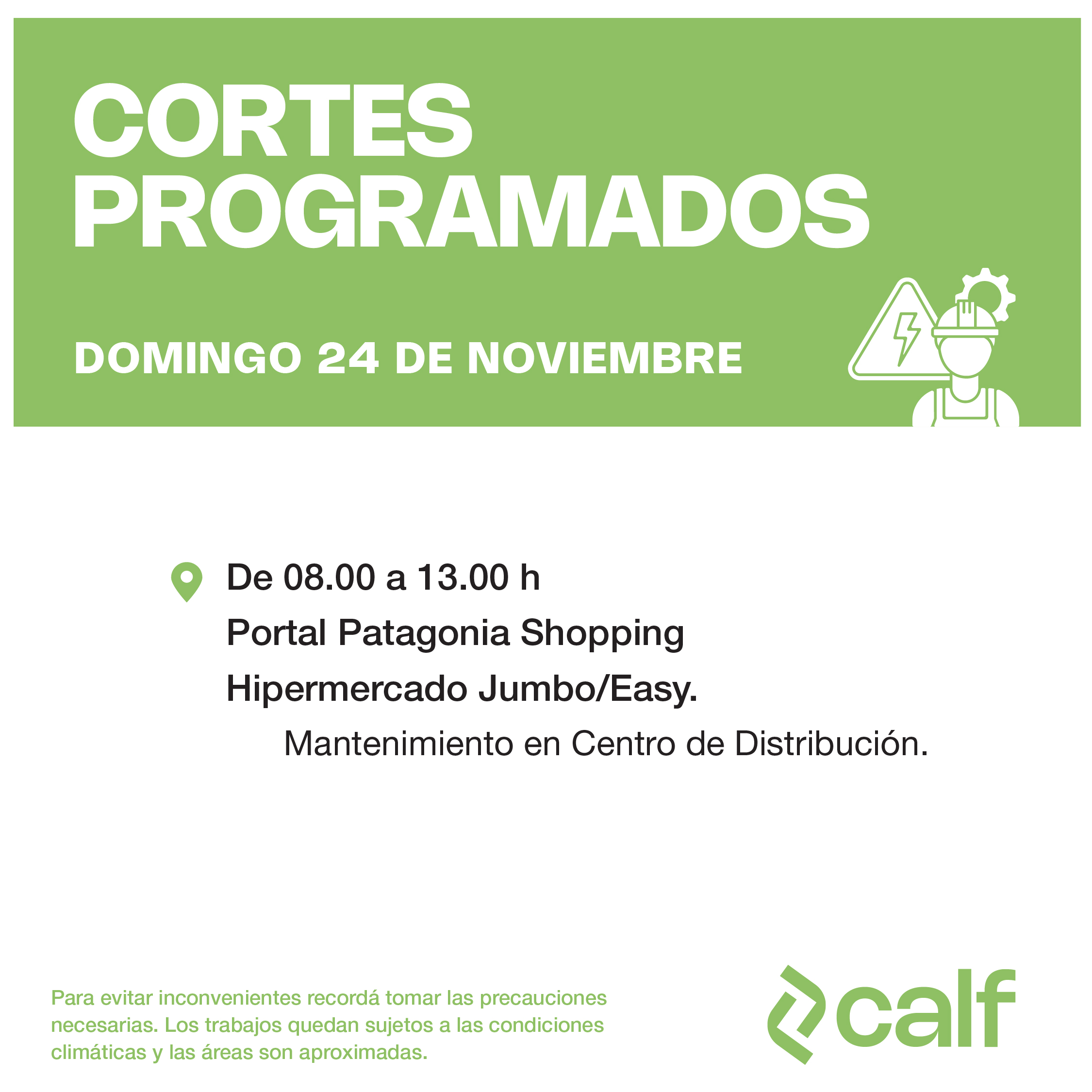 Lee más sobre el artículo Tareas a realizar este domingo