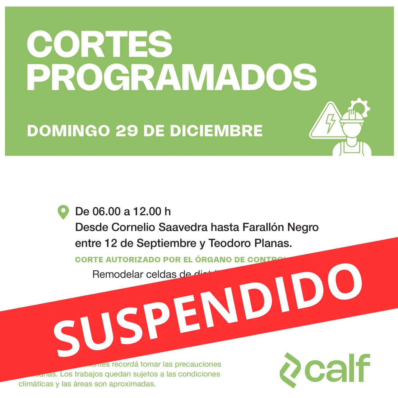 Lee más sobre el artículo Obras a realizar este 29 de diciembre