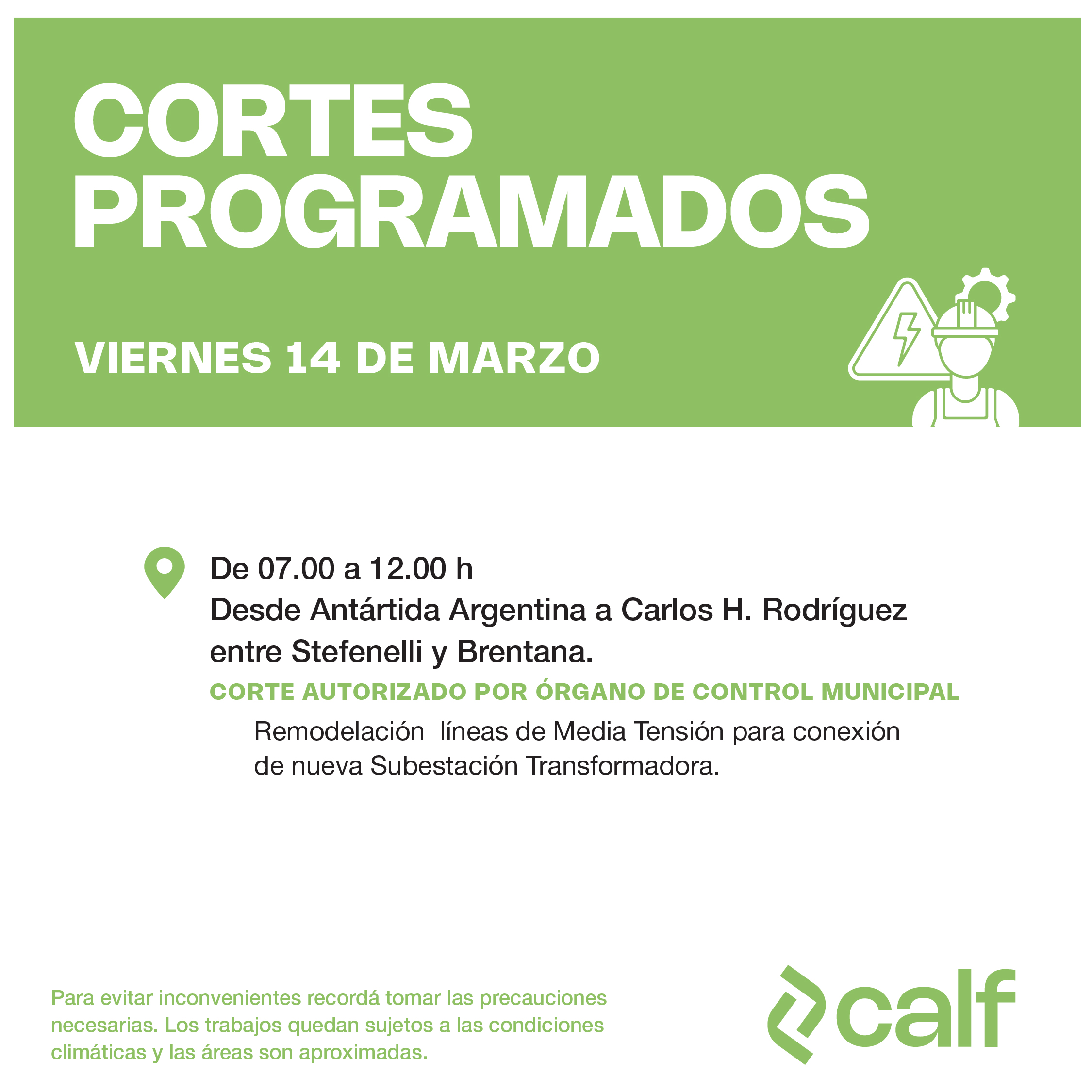 En este momento estás viendo Viernes con trabajos a realizar