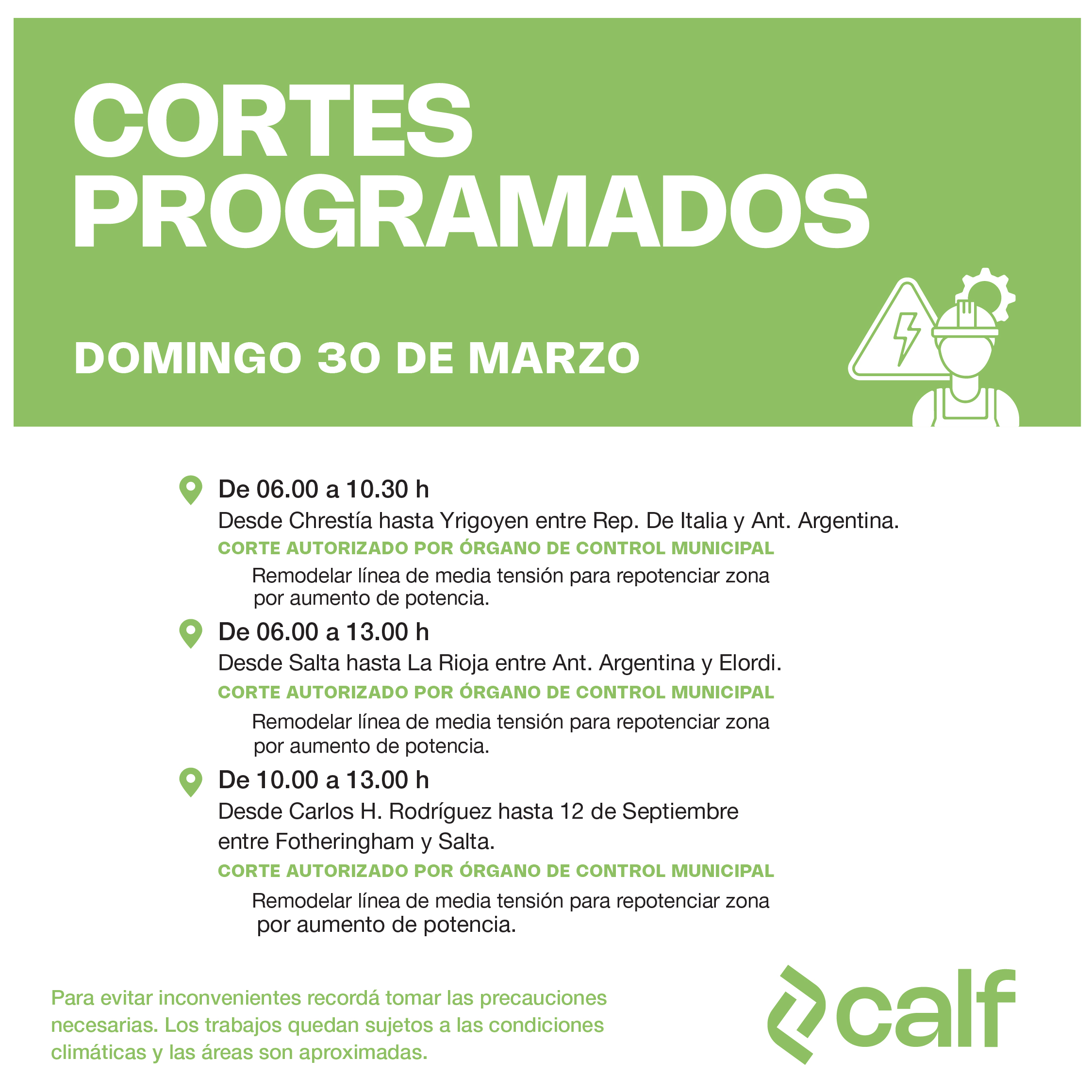 En este momento estás viendo Domingo con intensos trabajos