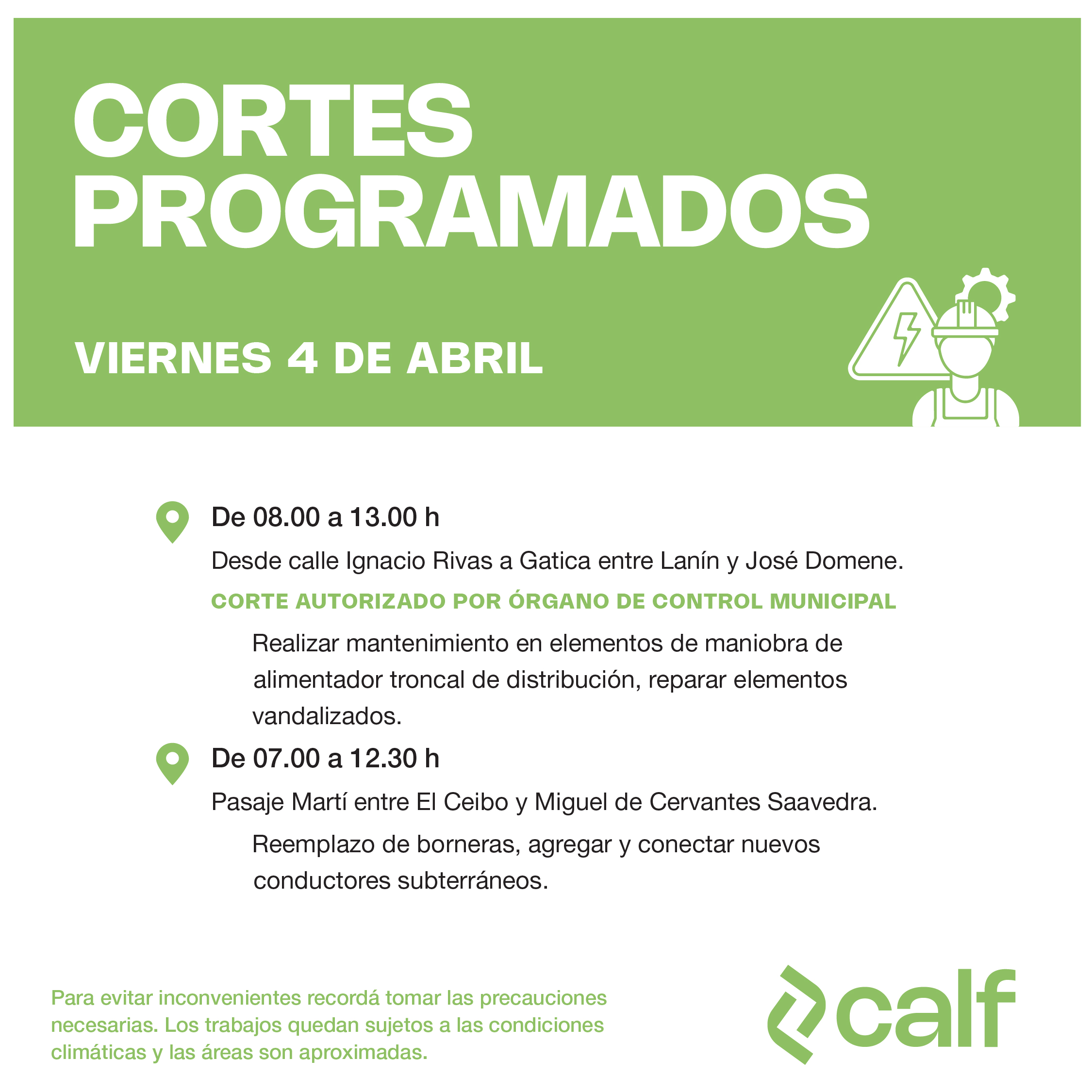 En este momento estás viendo Tareas a realizar este viernes
