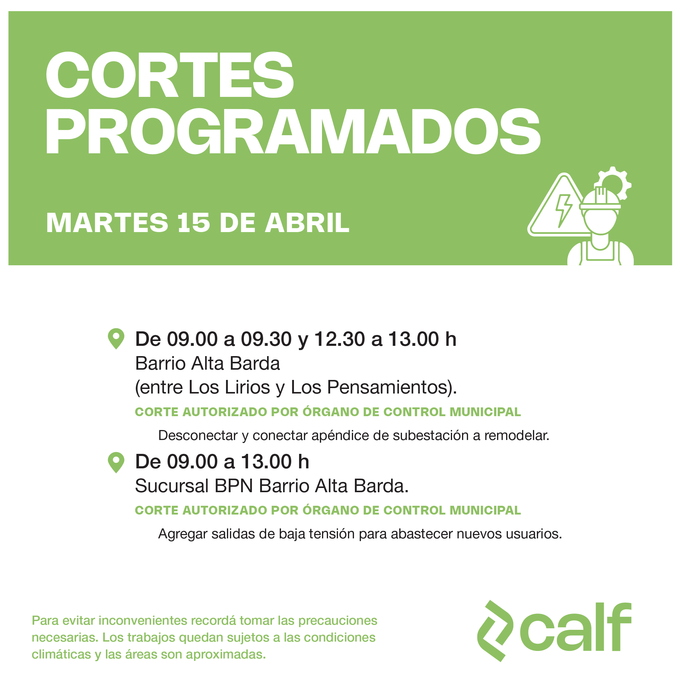 En este momento estás viendo Tareas a realizar este martes