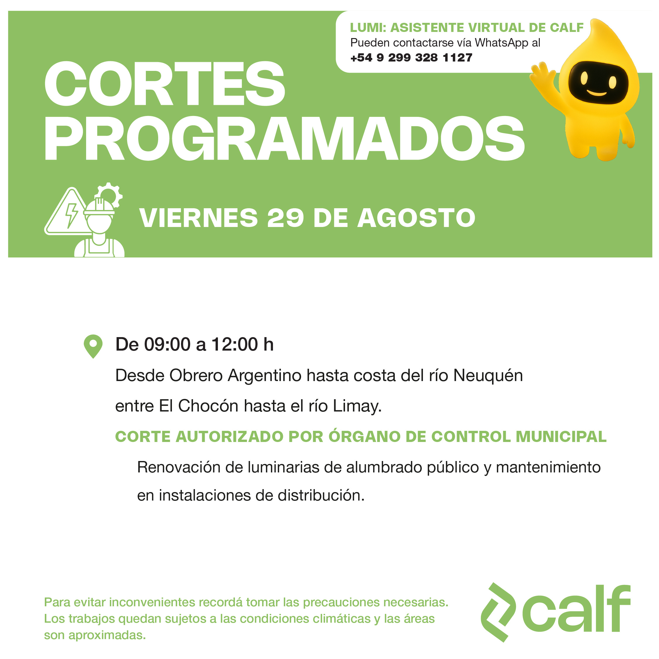 Lee más sobre el artículo Tareas previstas para el viernes 29-8