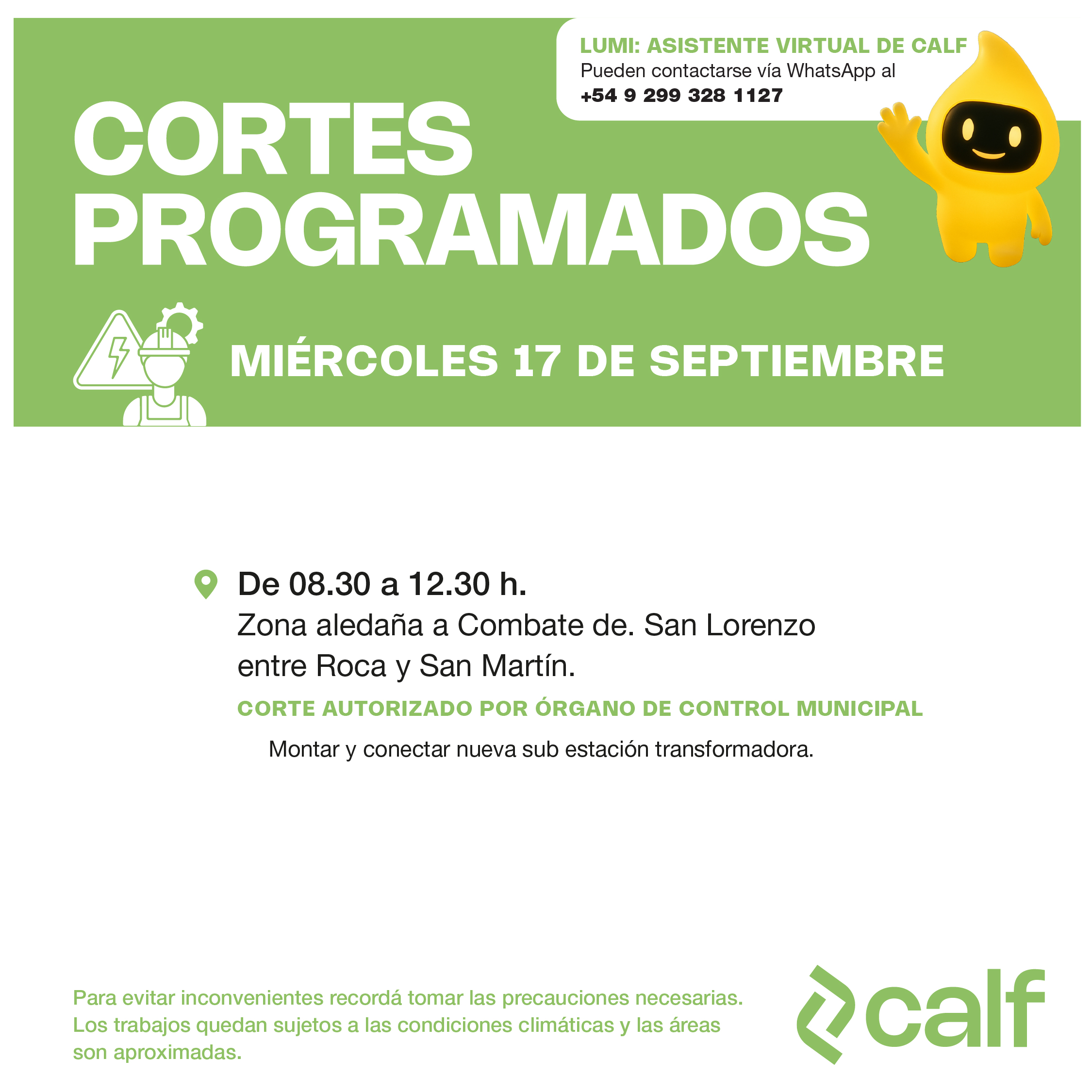 Lee más sobre el artículo Tareas a realizar este miércoles
