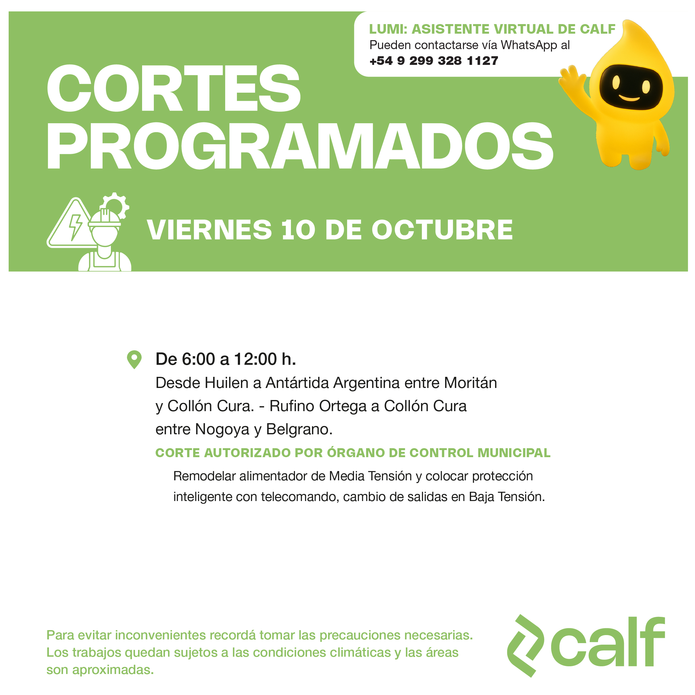 Lee más sobre el artículo Trabajos para este viernes