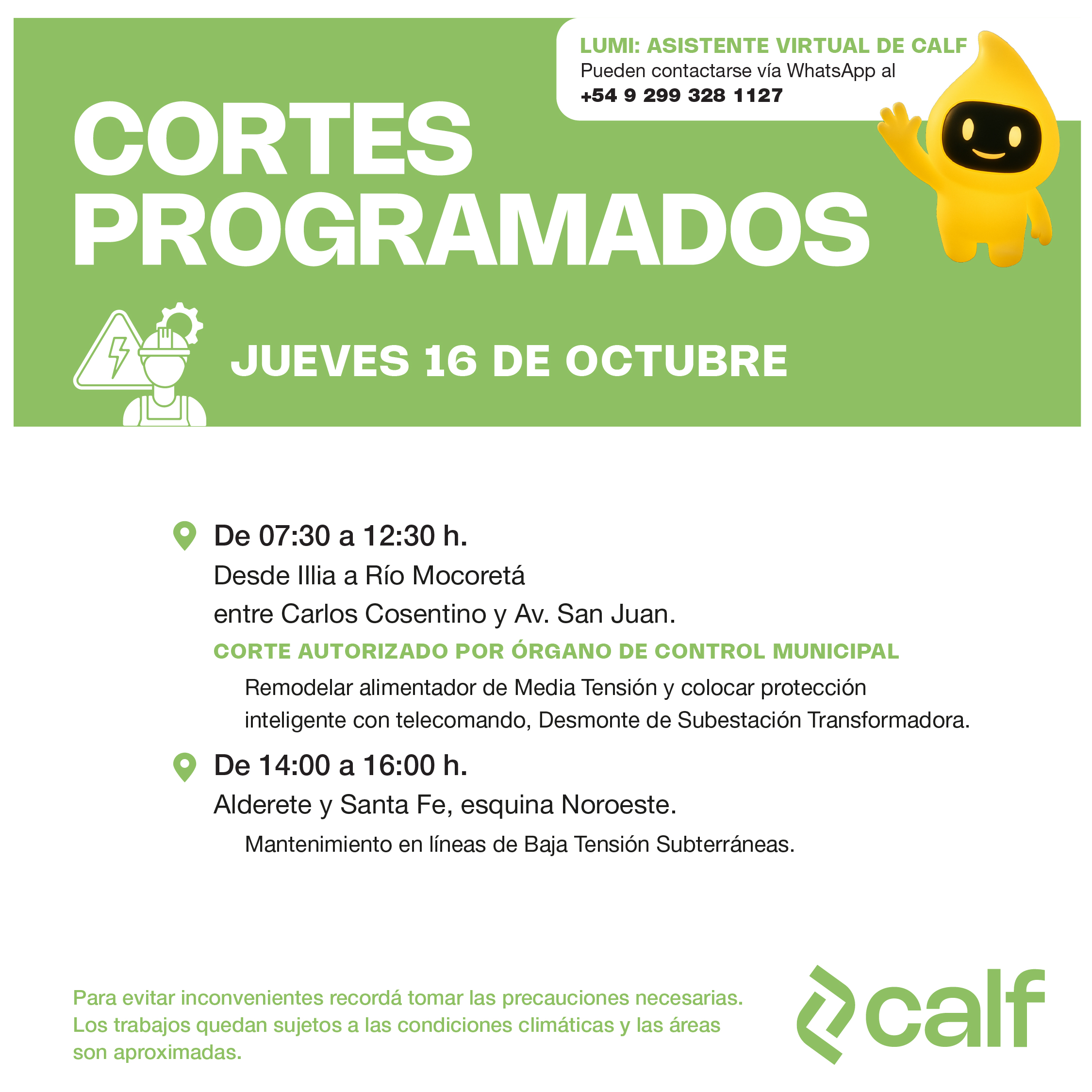Lee más sobre el artículo Tareas a realizar este jueves