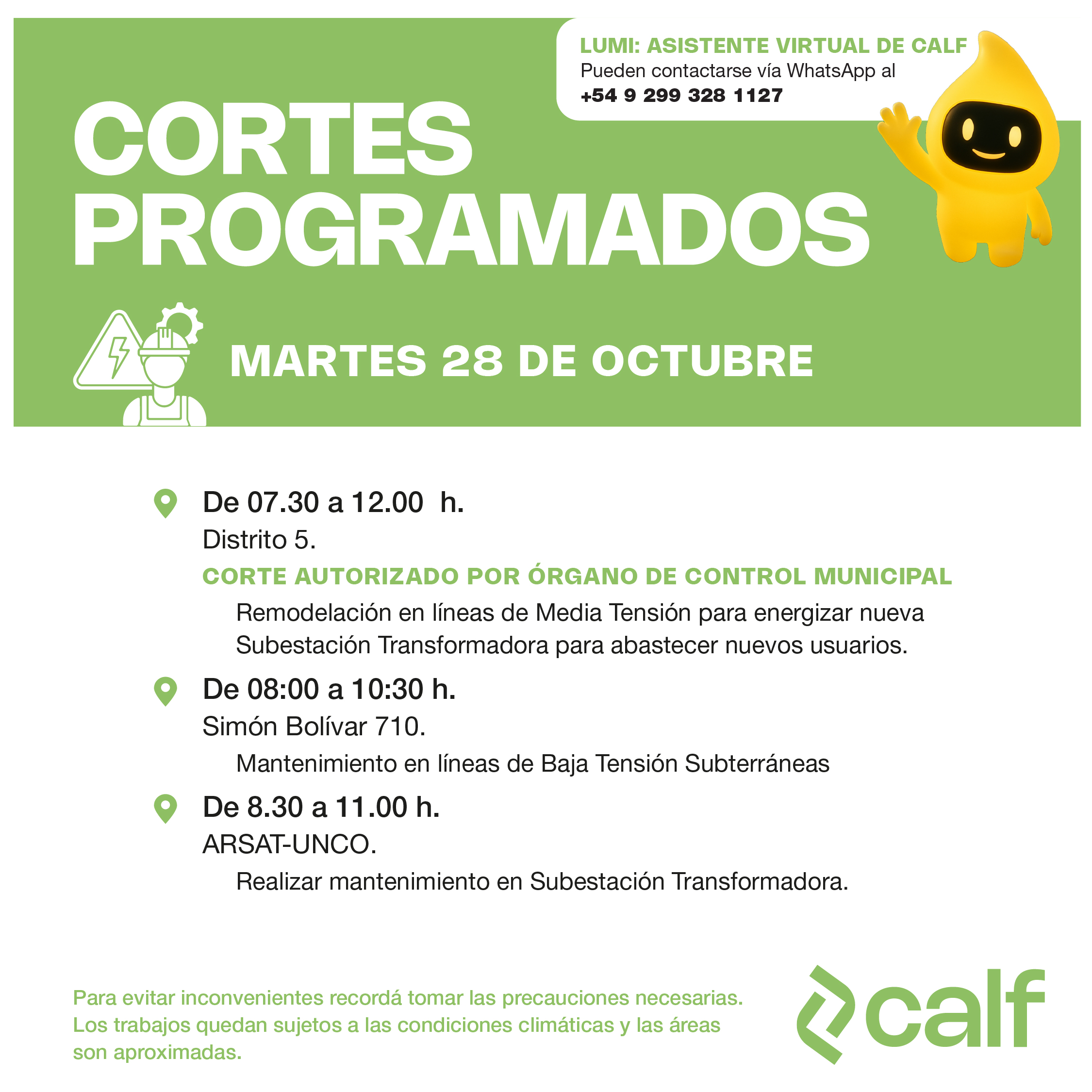 Lee más sobre el artículo Inversiones programadas para el martes 28-10