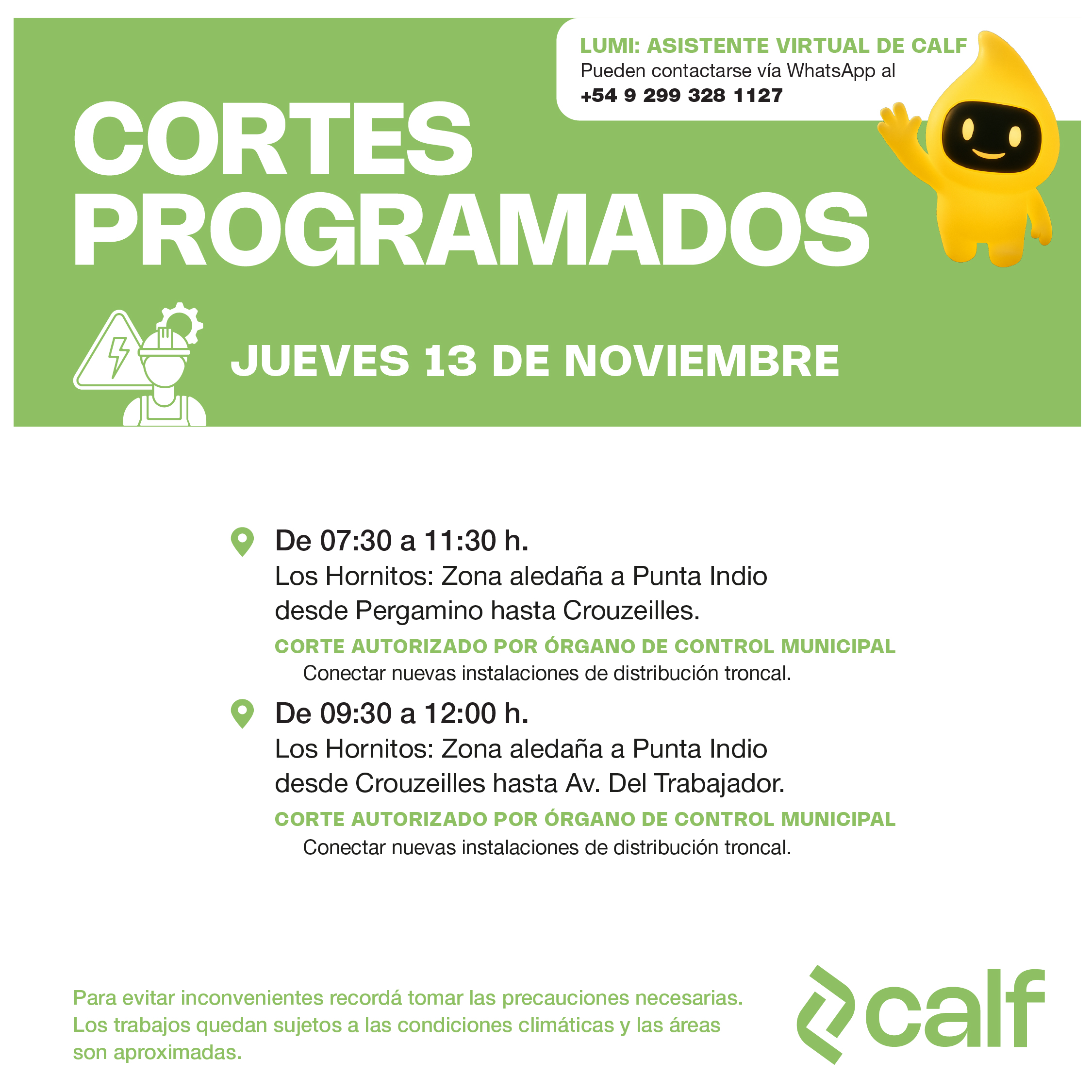 Lee más sobre el artículo Tareas a realizar este jueves