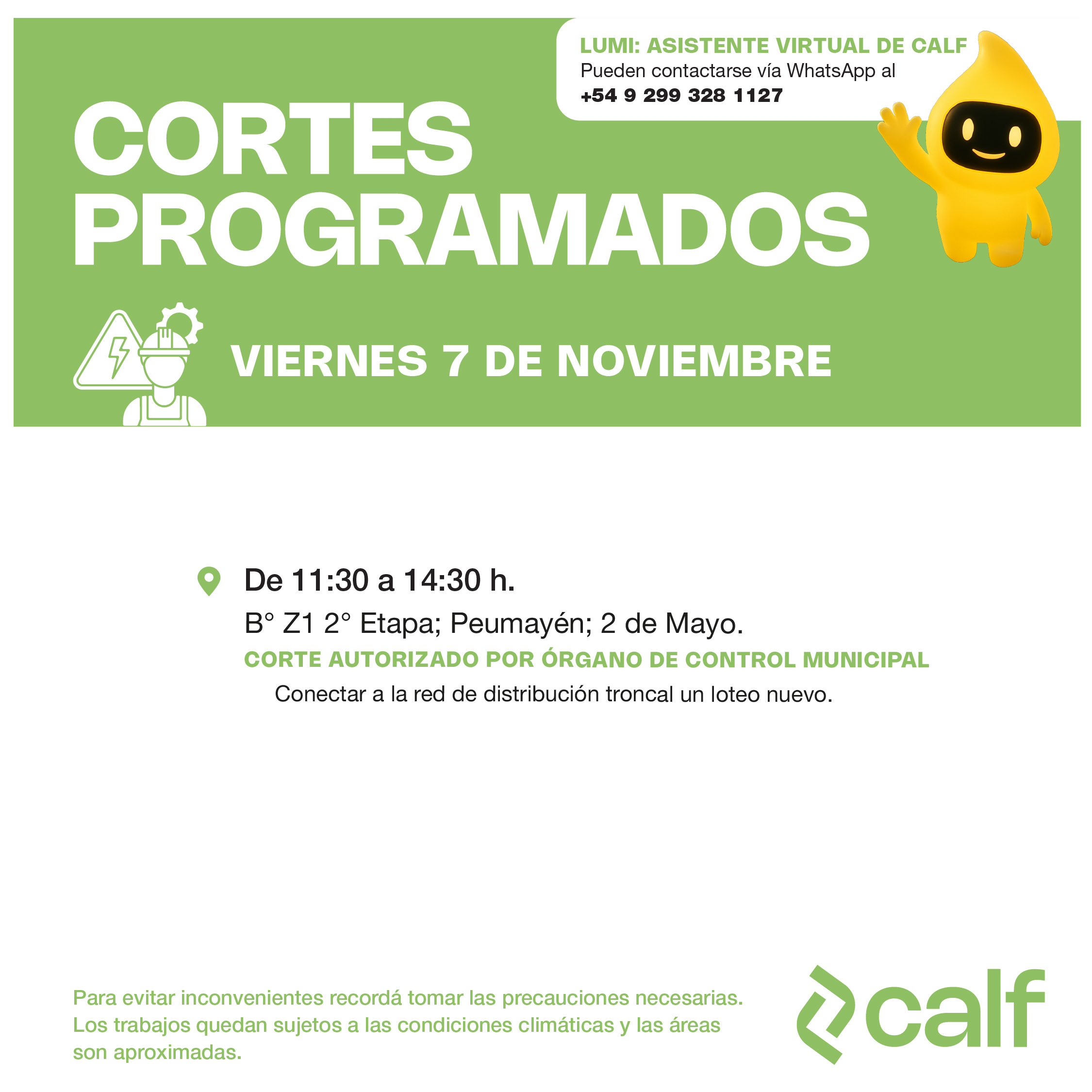 Lee más sobre el artículo Trabajos para este viernes