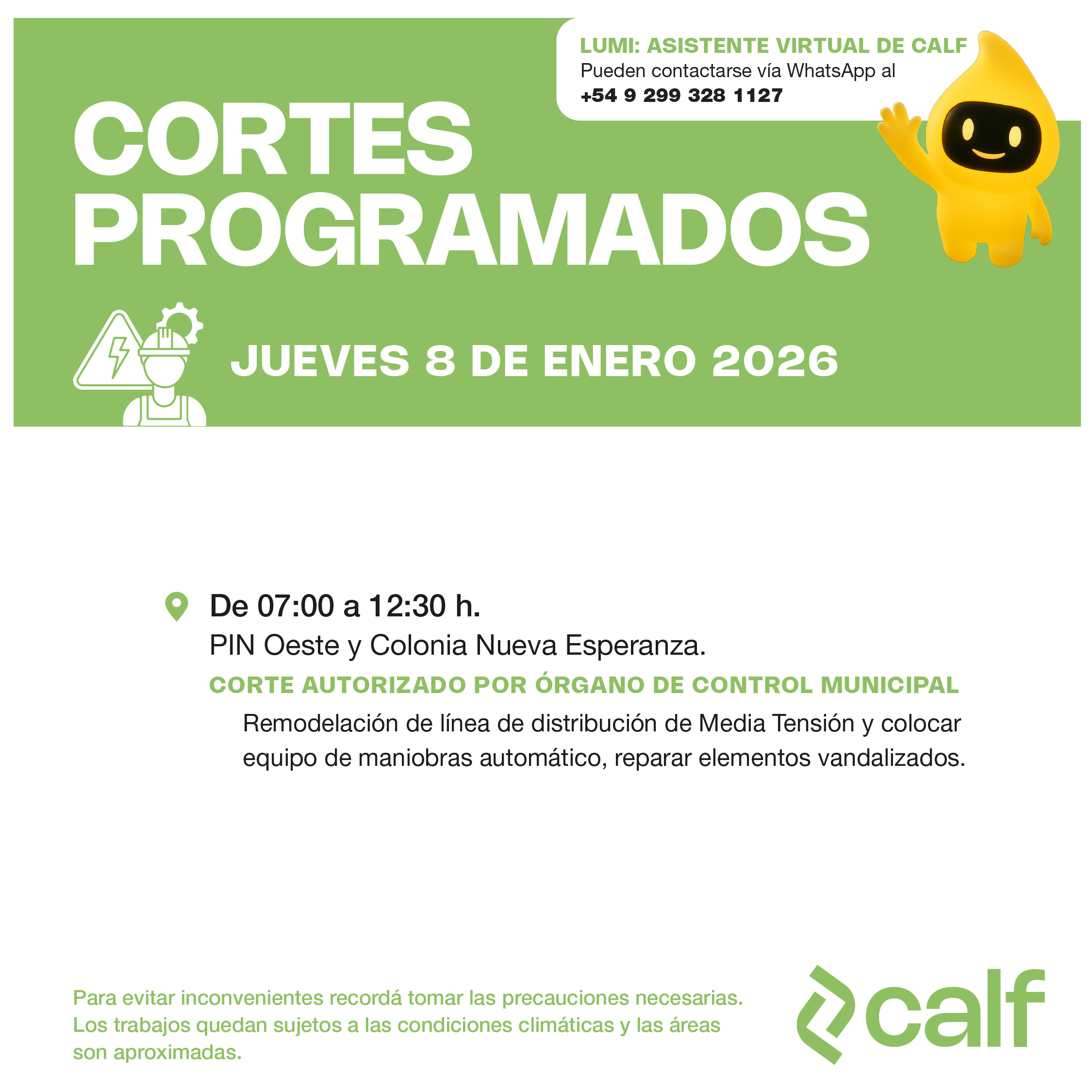 Lee más sobre el artículo Jueves con trabajos a realizar