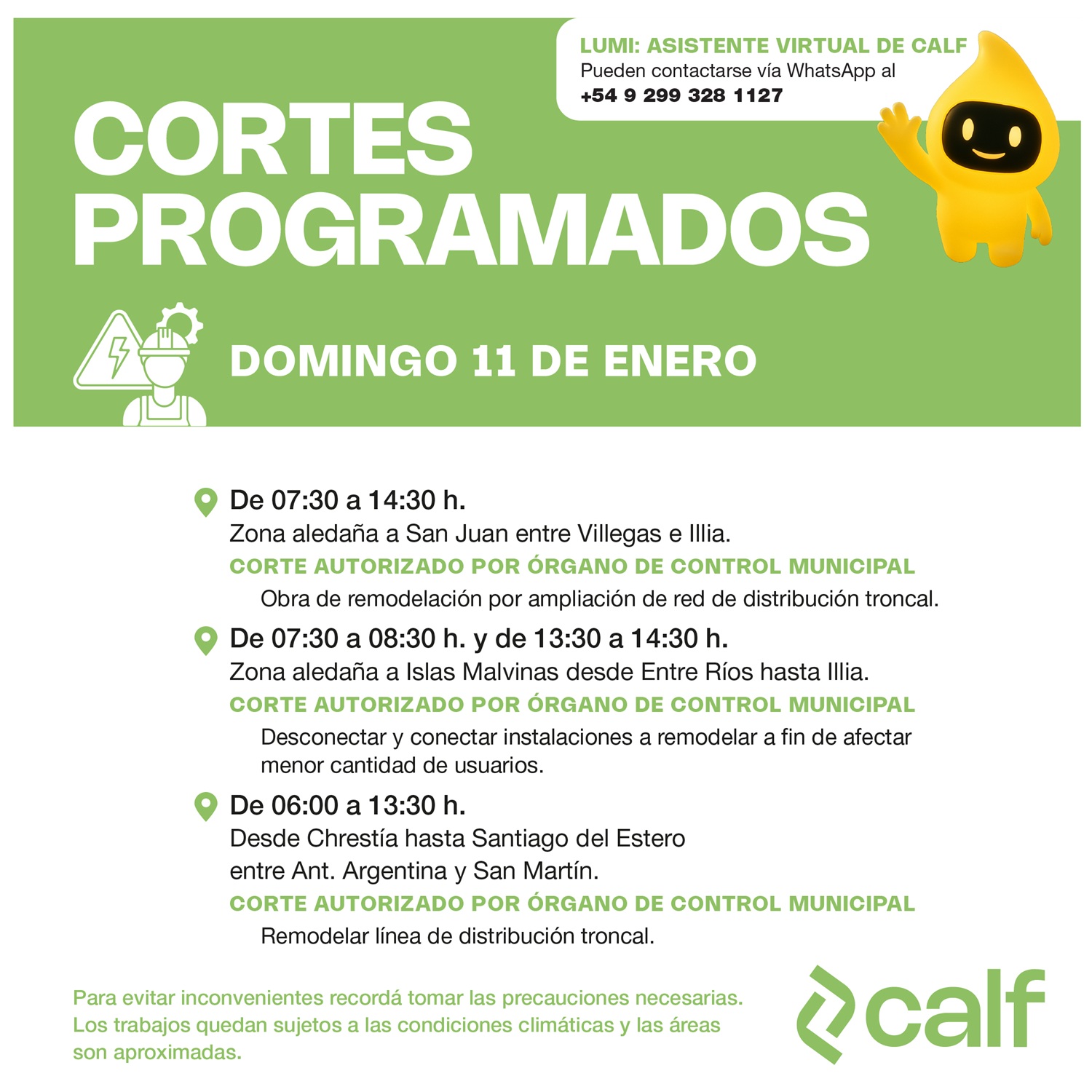 Lee más sobre el artículo Múltiples tareas para este domingo