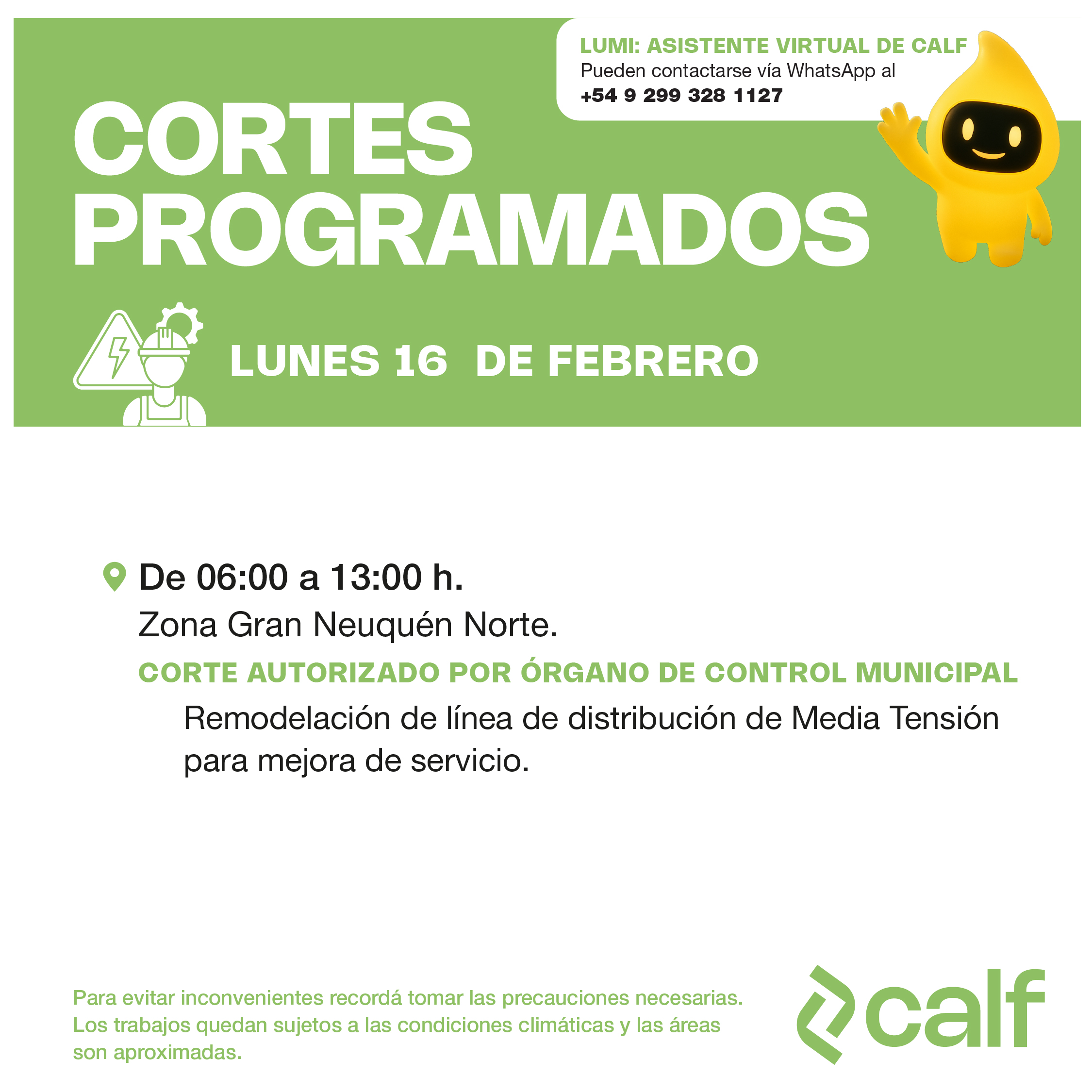 Lee más sobre el artículo Trabajo para este lunes