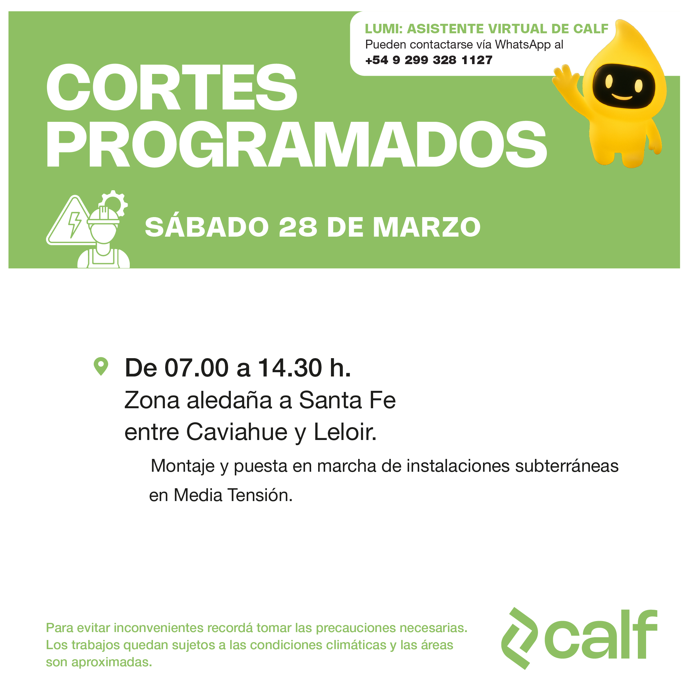 Lee más sobre el artículo Mejoras programadas para fortalecer el servicio eléctrico