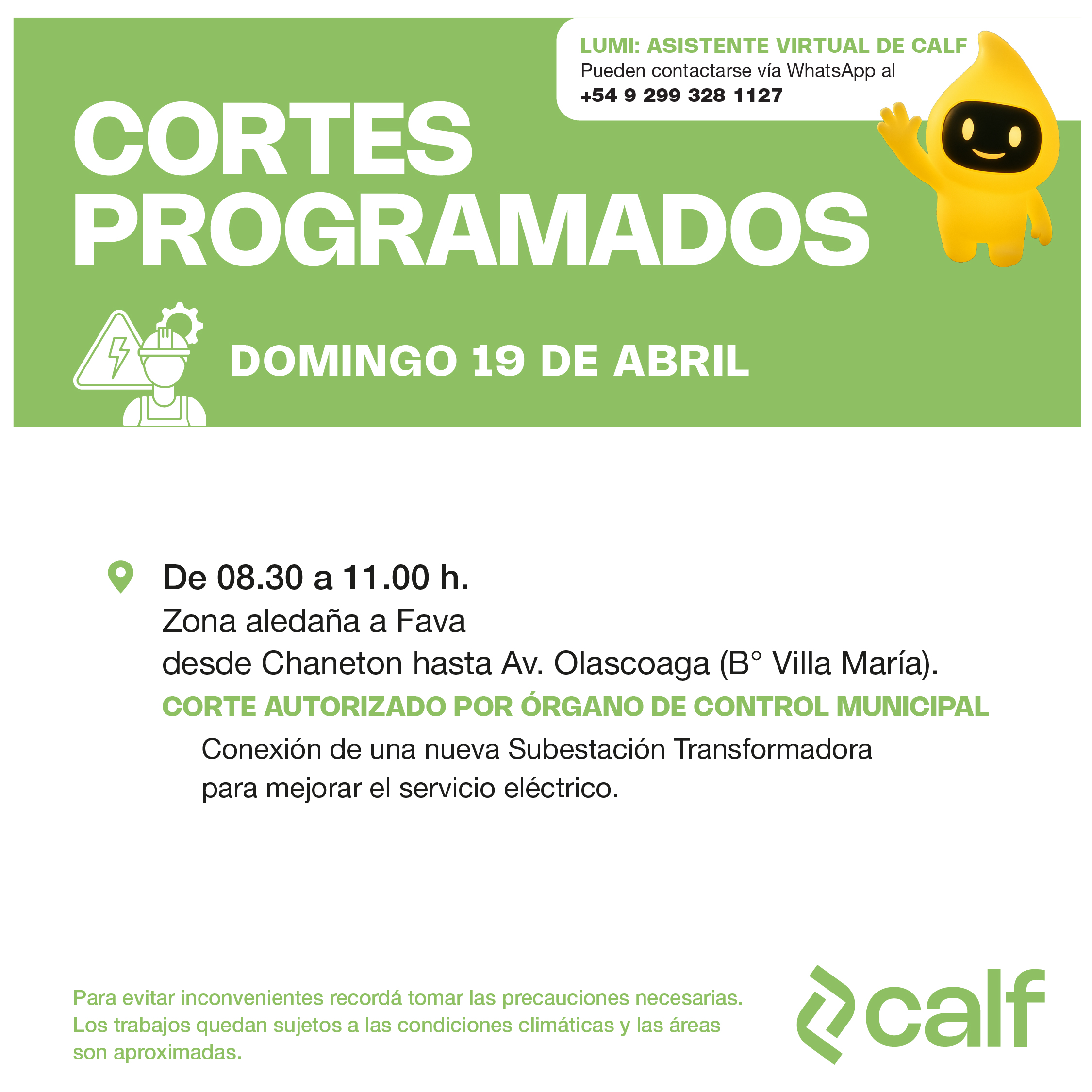 Lee más sobre el artículo Corte programado