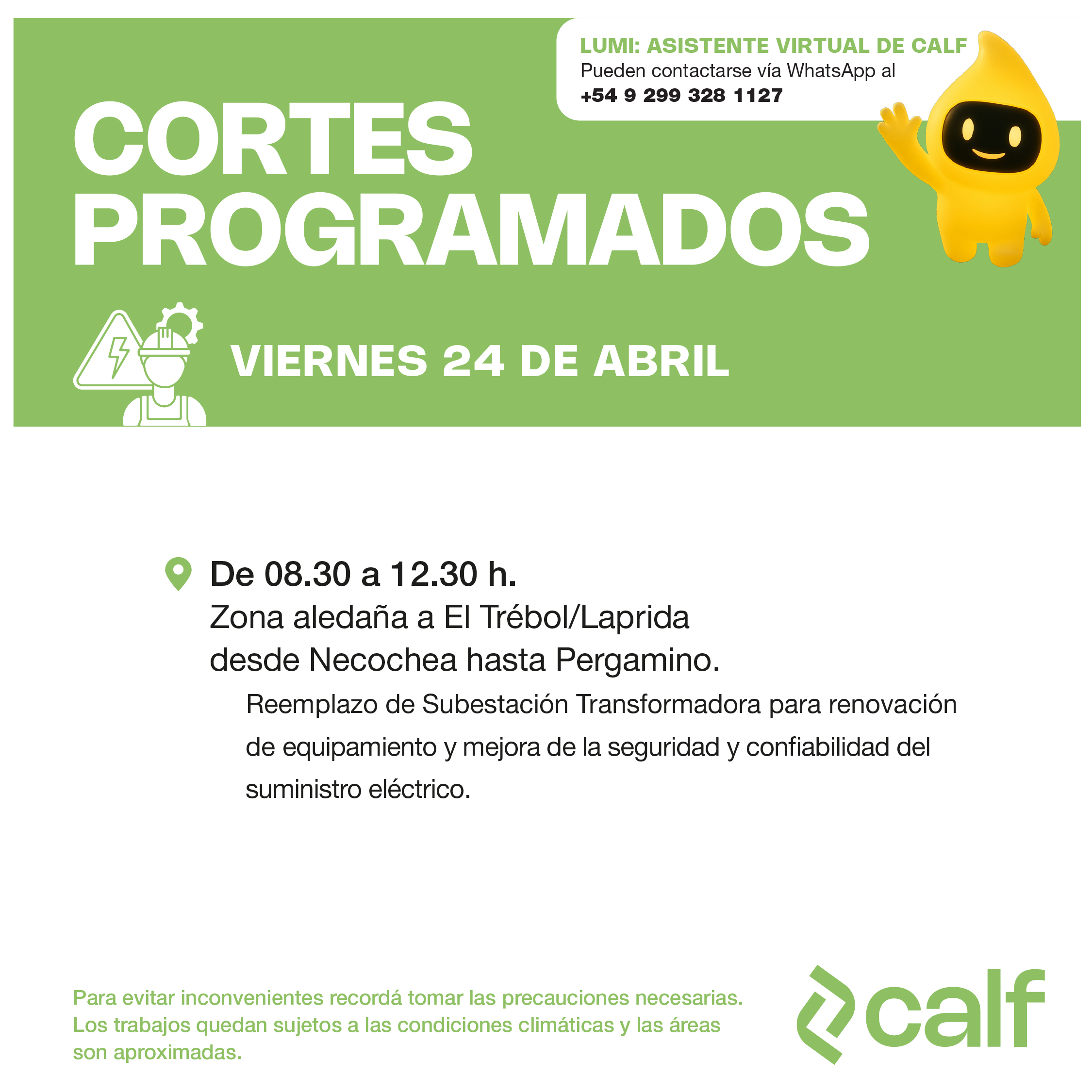 Lee más sobre el artículo Corte programado