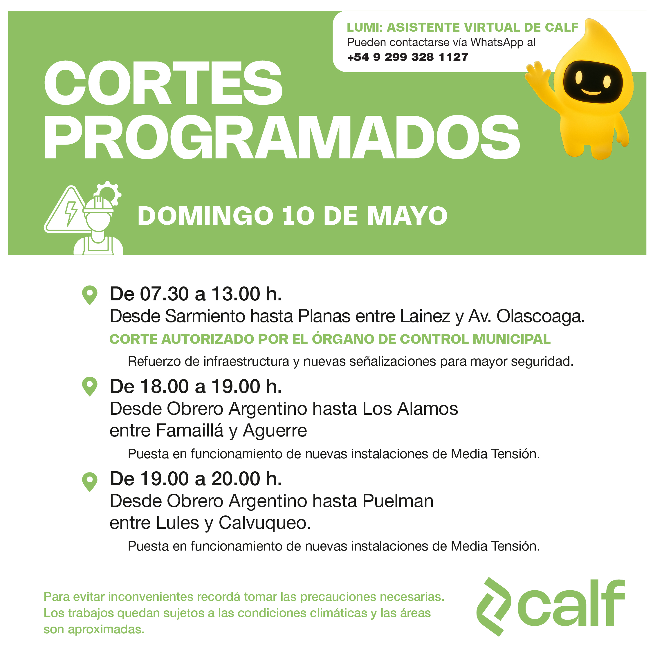 Lee más sobre el artículo Mejoras programadas para fortalecer el servicio eléctrico