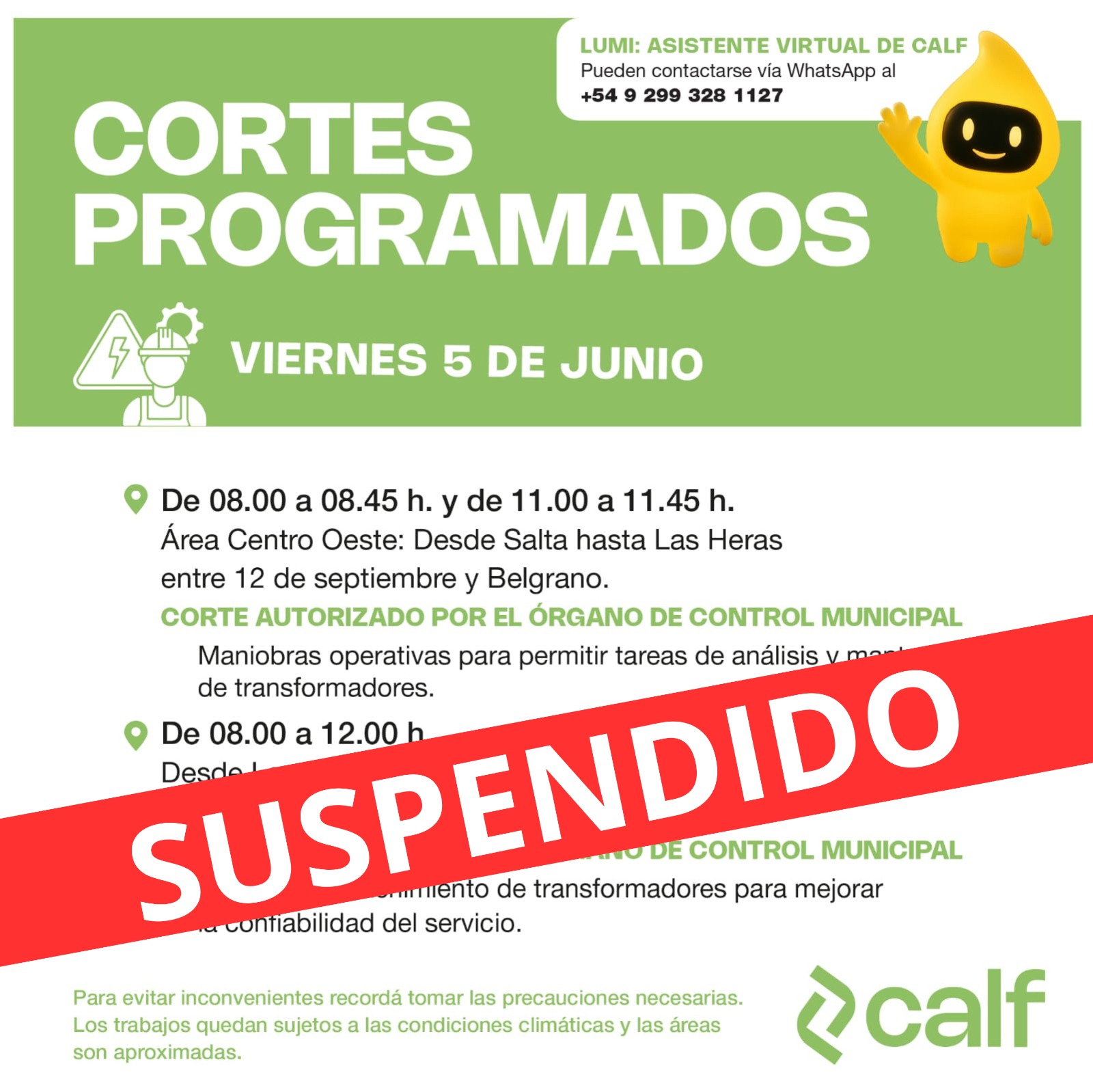 Lee más sobre el artículo Mejoras programadas para fortalecer el servicio eléctrico