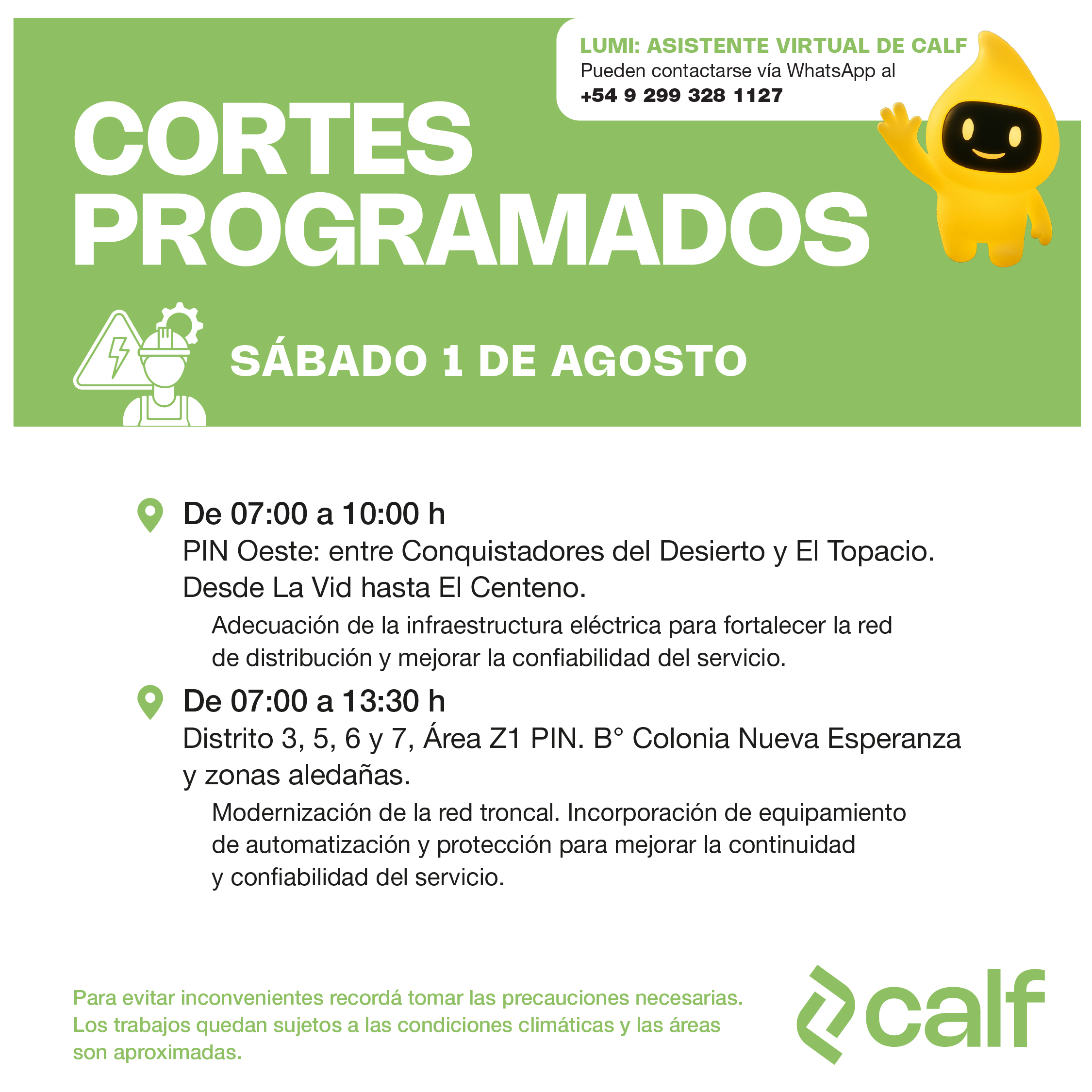 Lee más sobre el artículo Trabajos programados