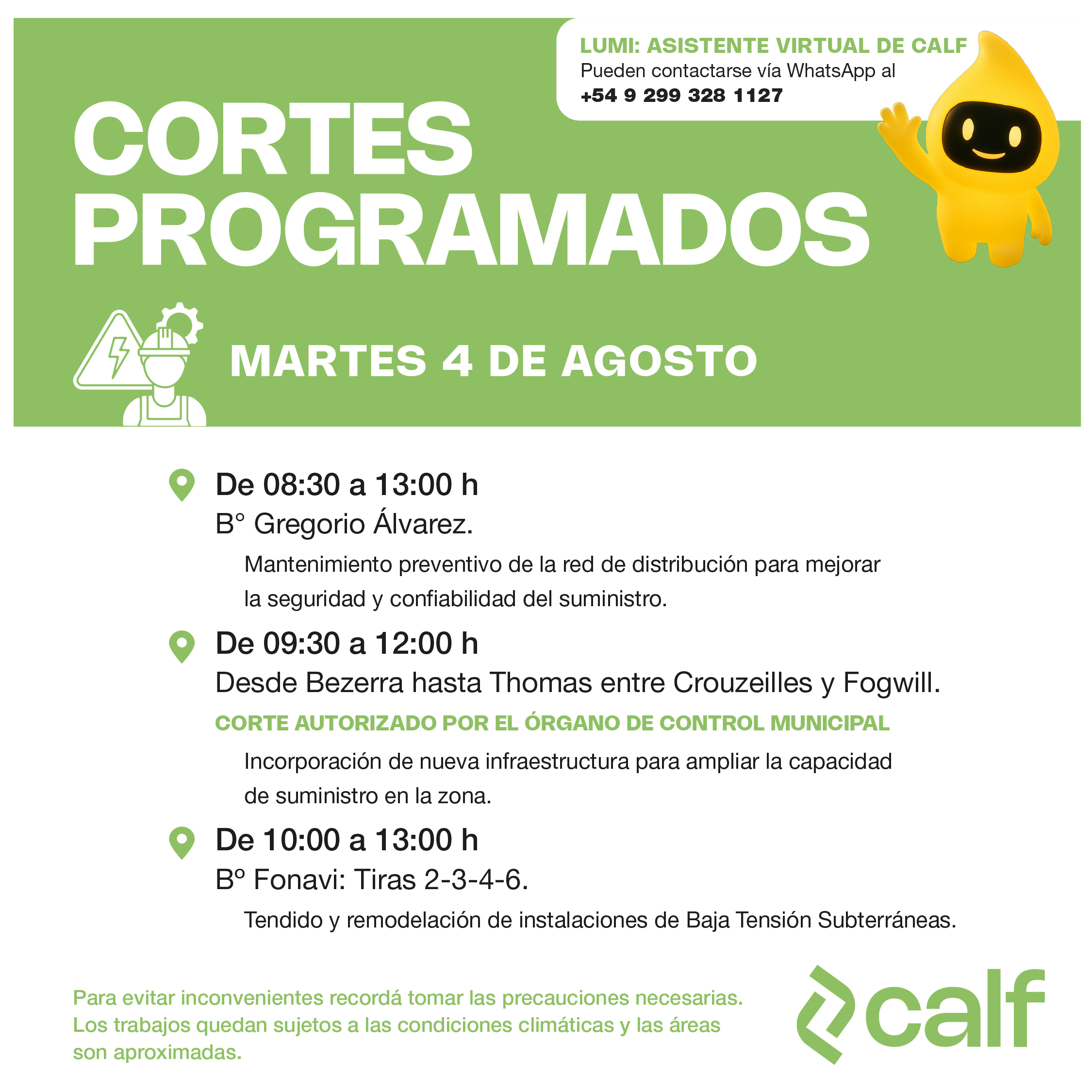 Lee más sobre el artículo Trabajos programados