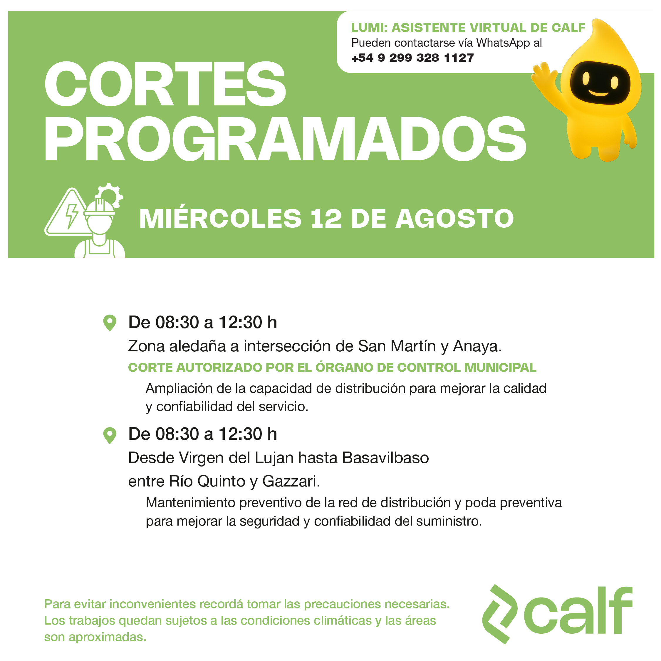Lee más sobre el artículo Corte programado