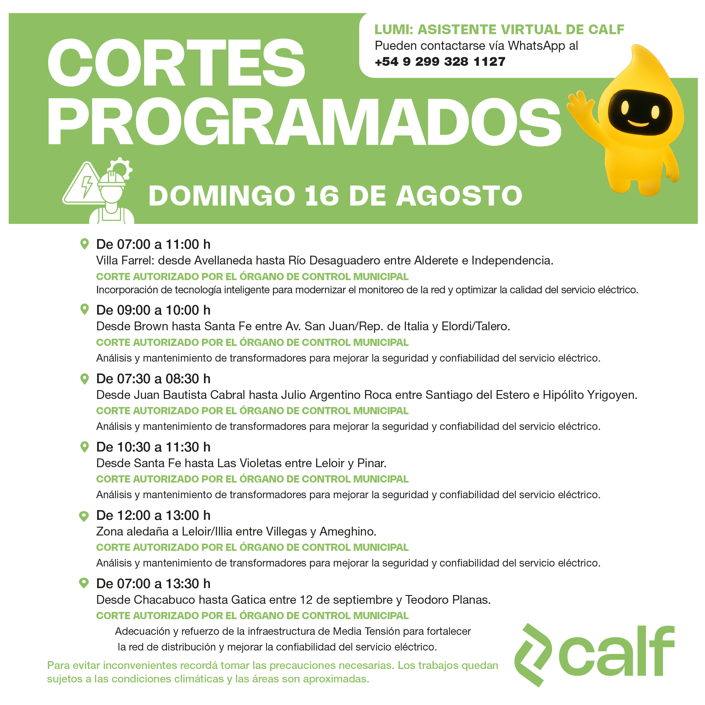 Lee más sobre el artículo Trabajos programados