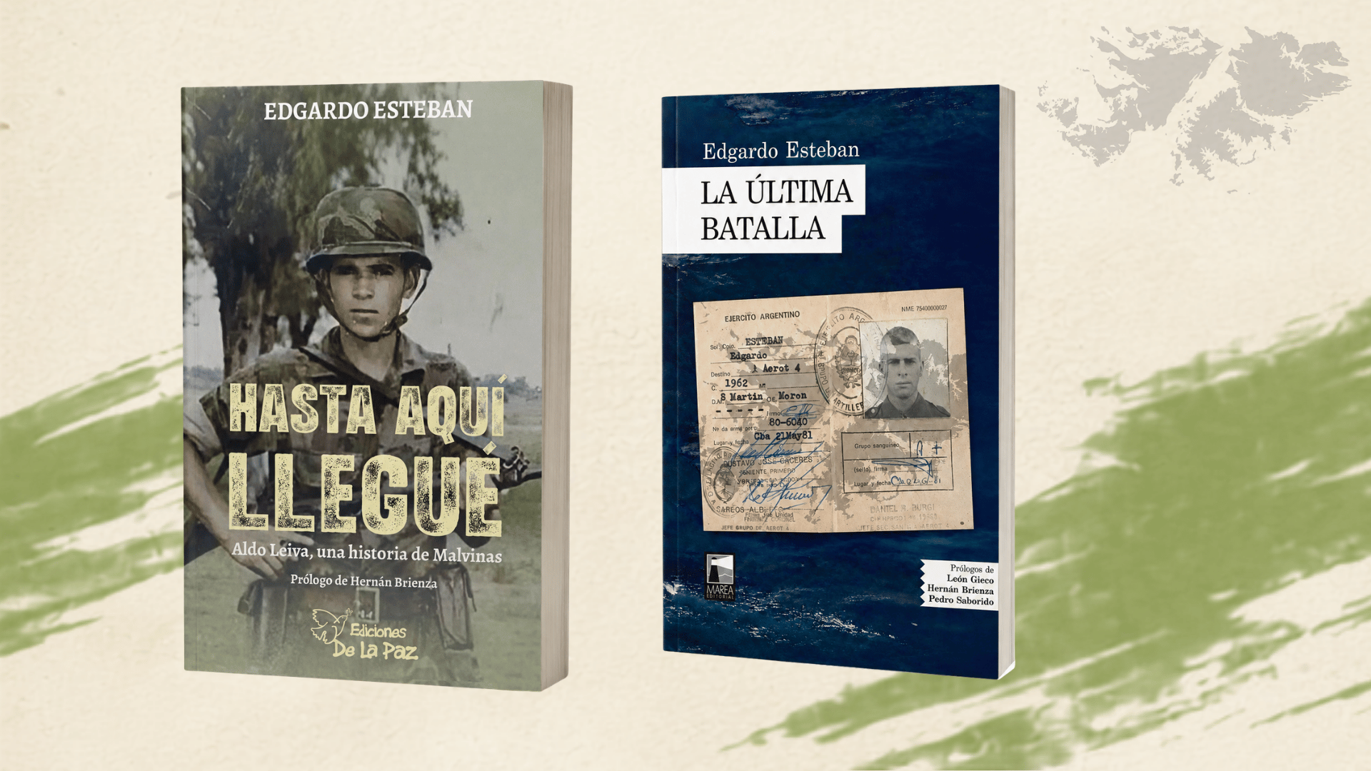 Lee más sobre el artículo Edgardo Esteban presenta en Neuquén sus libros sobre Malvinas y la historia de Aldo Leiva
