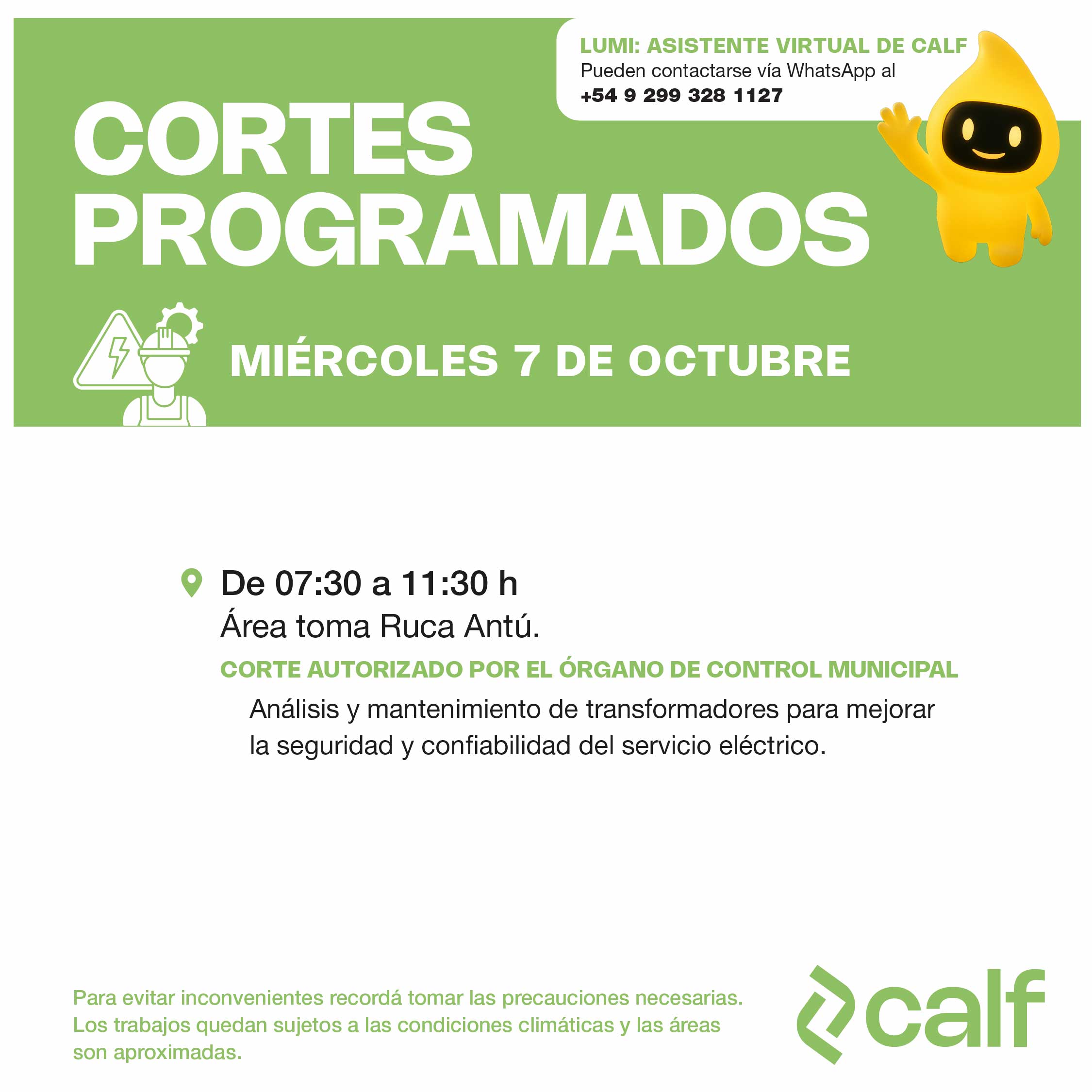 Lee más sobre el artículo Corte programado