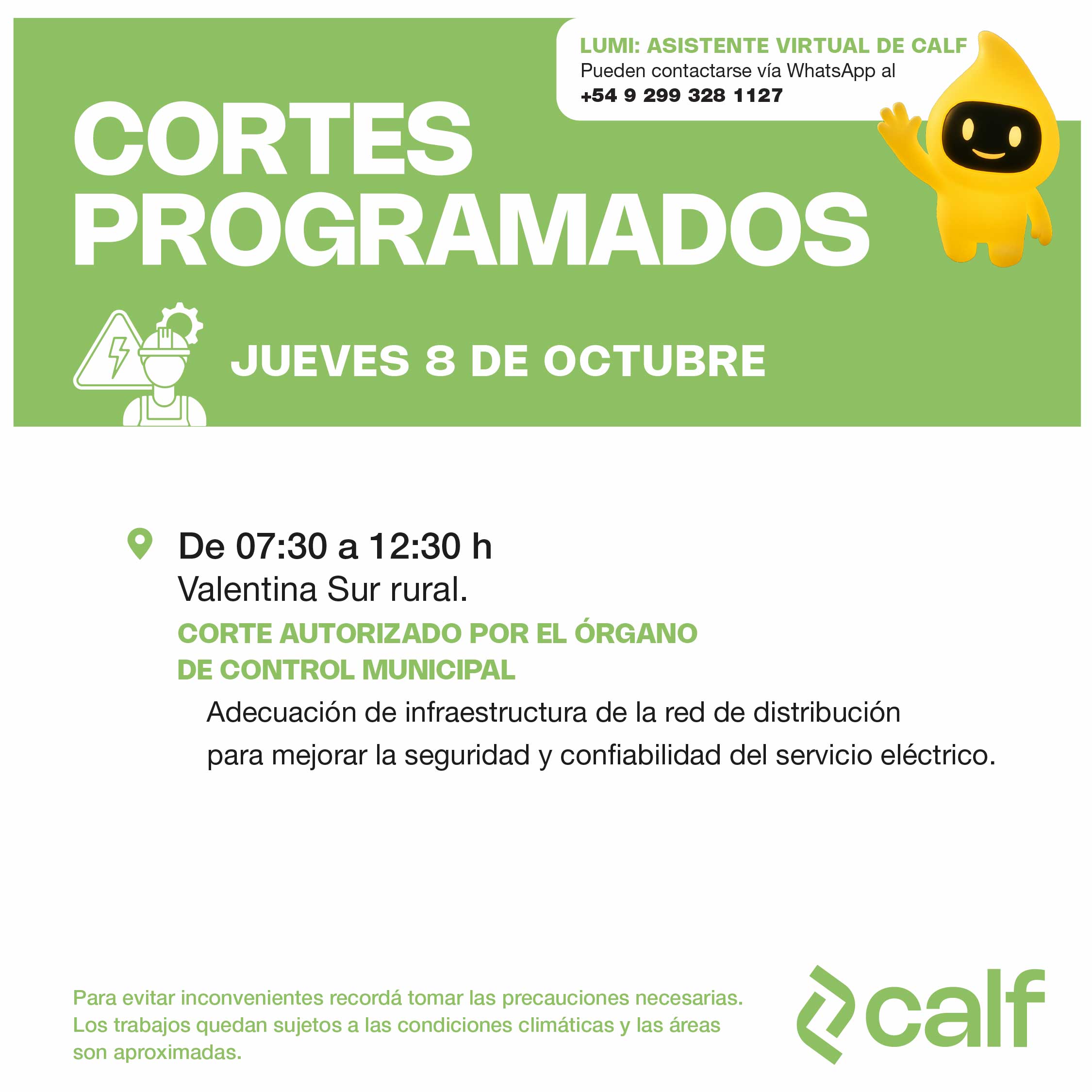 Lee más sobre el artículo Corte programado